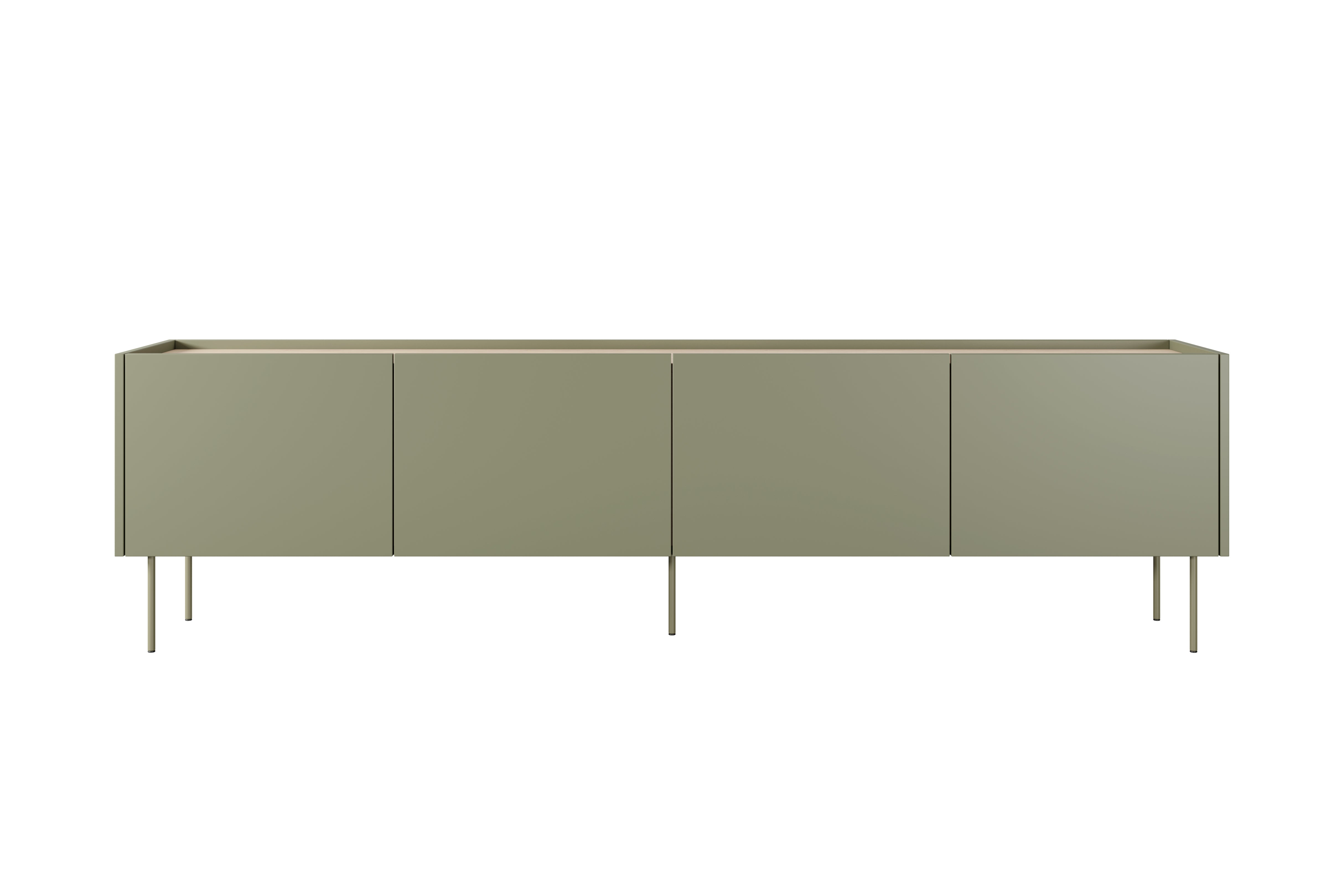 TV Kommode Desin 220cm, 4 Türen, Material: MDF