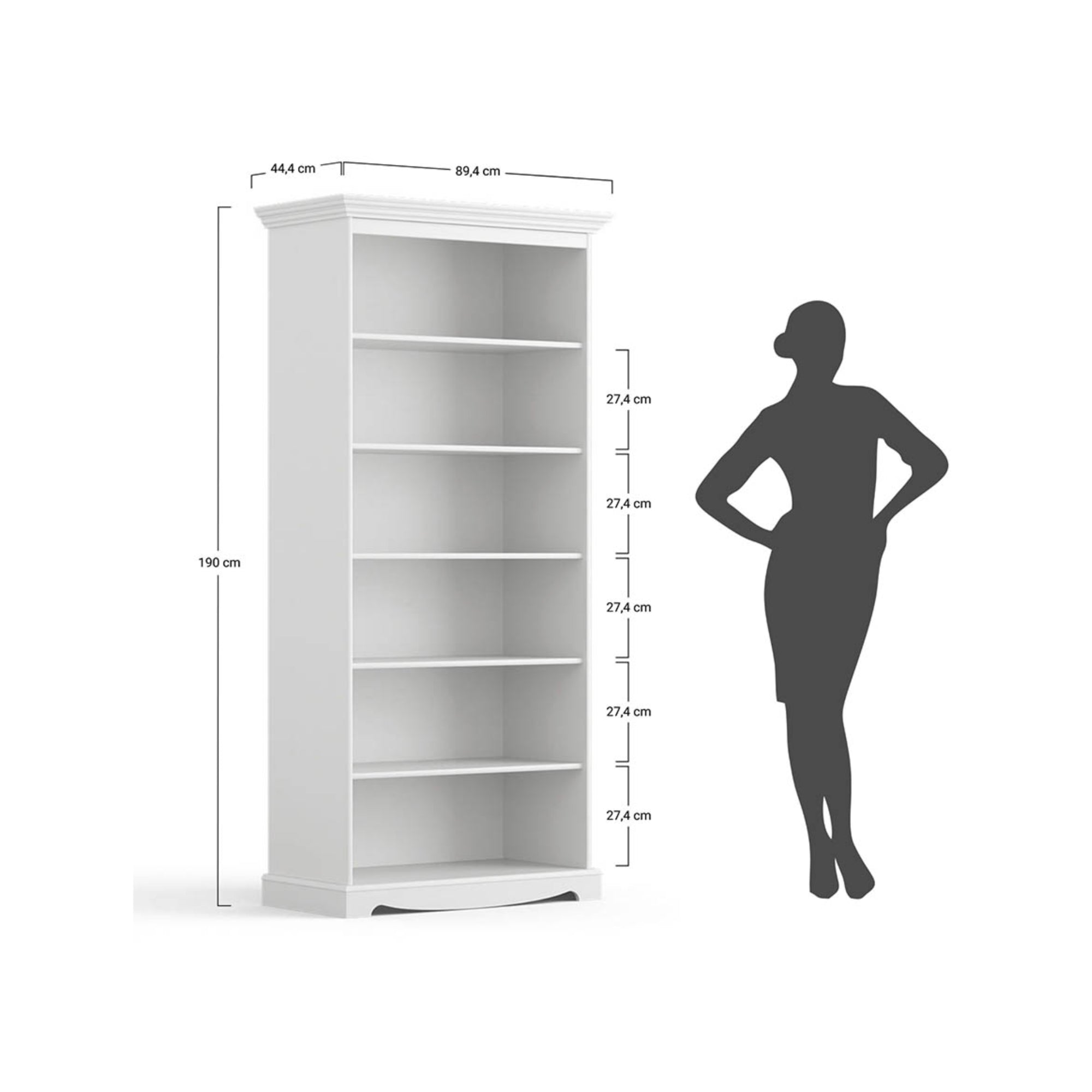 Regal Belluno, Material: Massives Kiefernholz