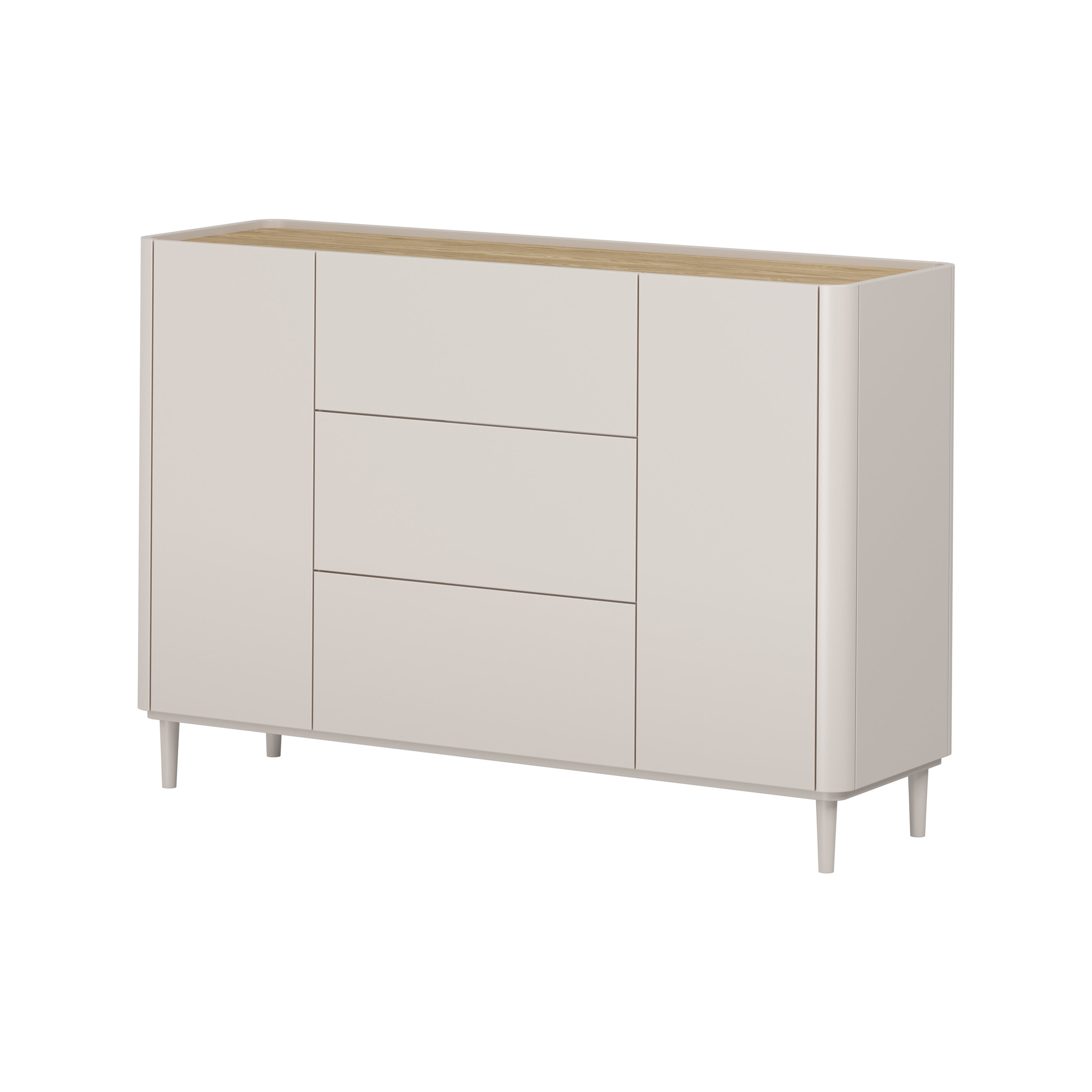 Elivo Kommode 150cm, Material: MDF, Melaminplatte