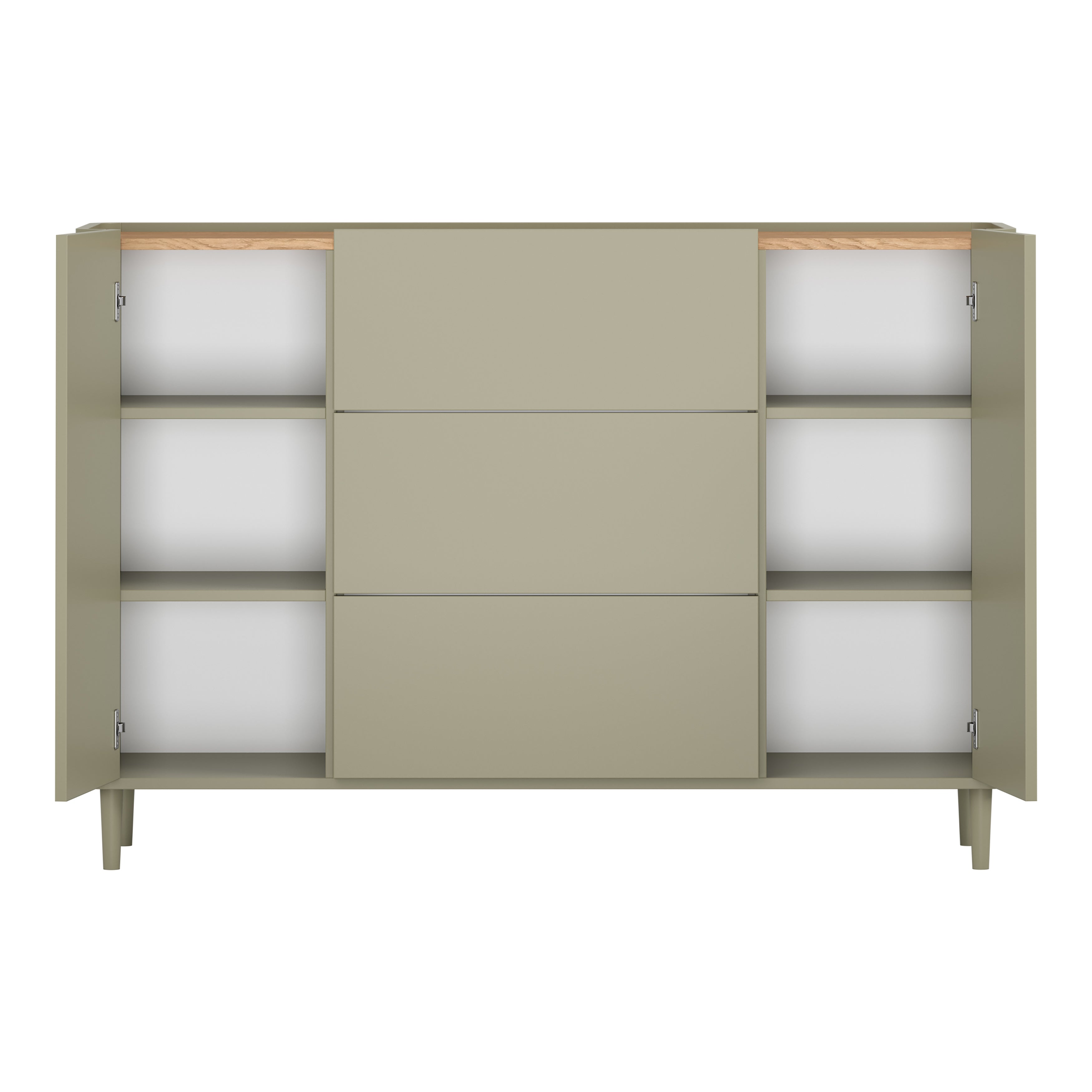 Elivo Kommode 150cm, Material: MDF, Melaminplatte
