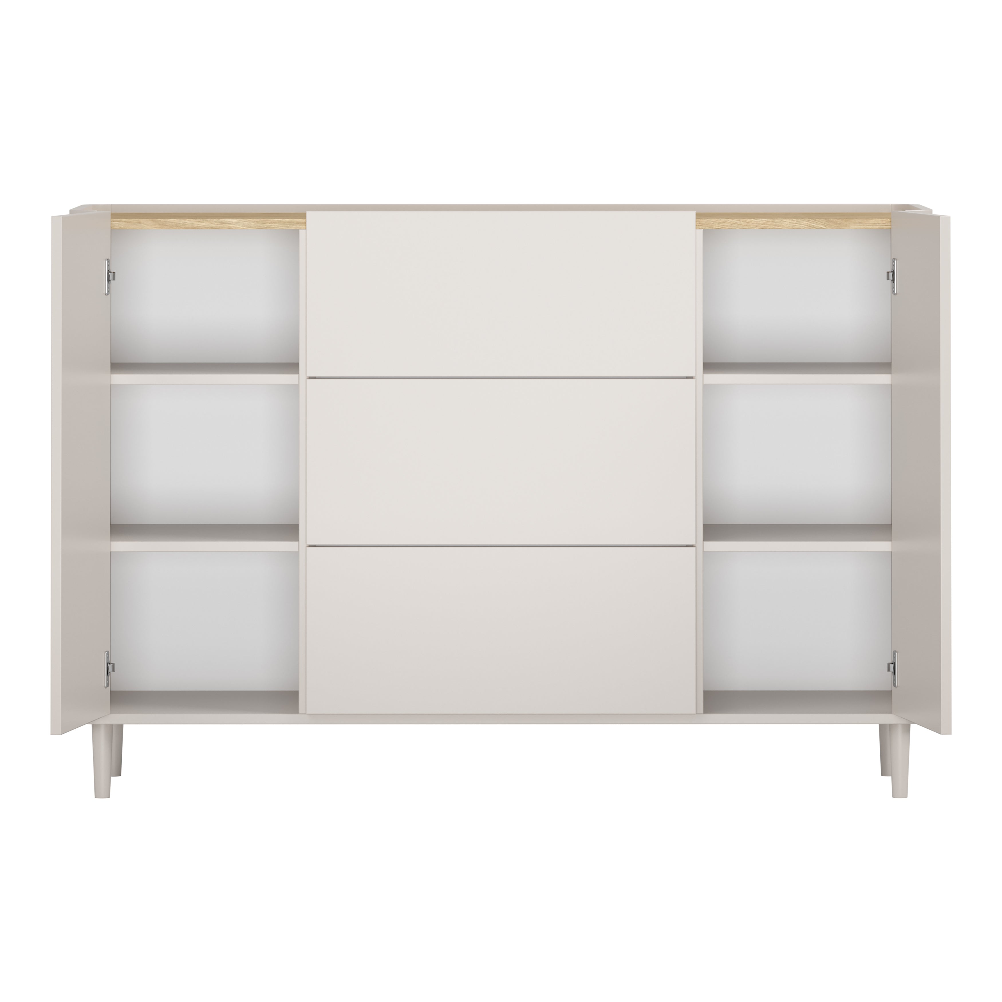 Elivo Kommode 150cm, Material: MDF, Melaminplatte