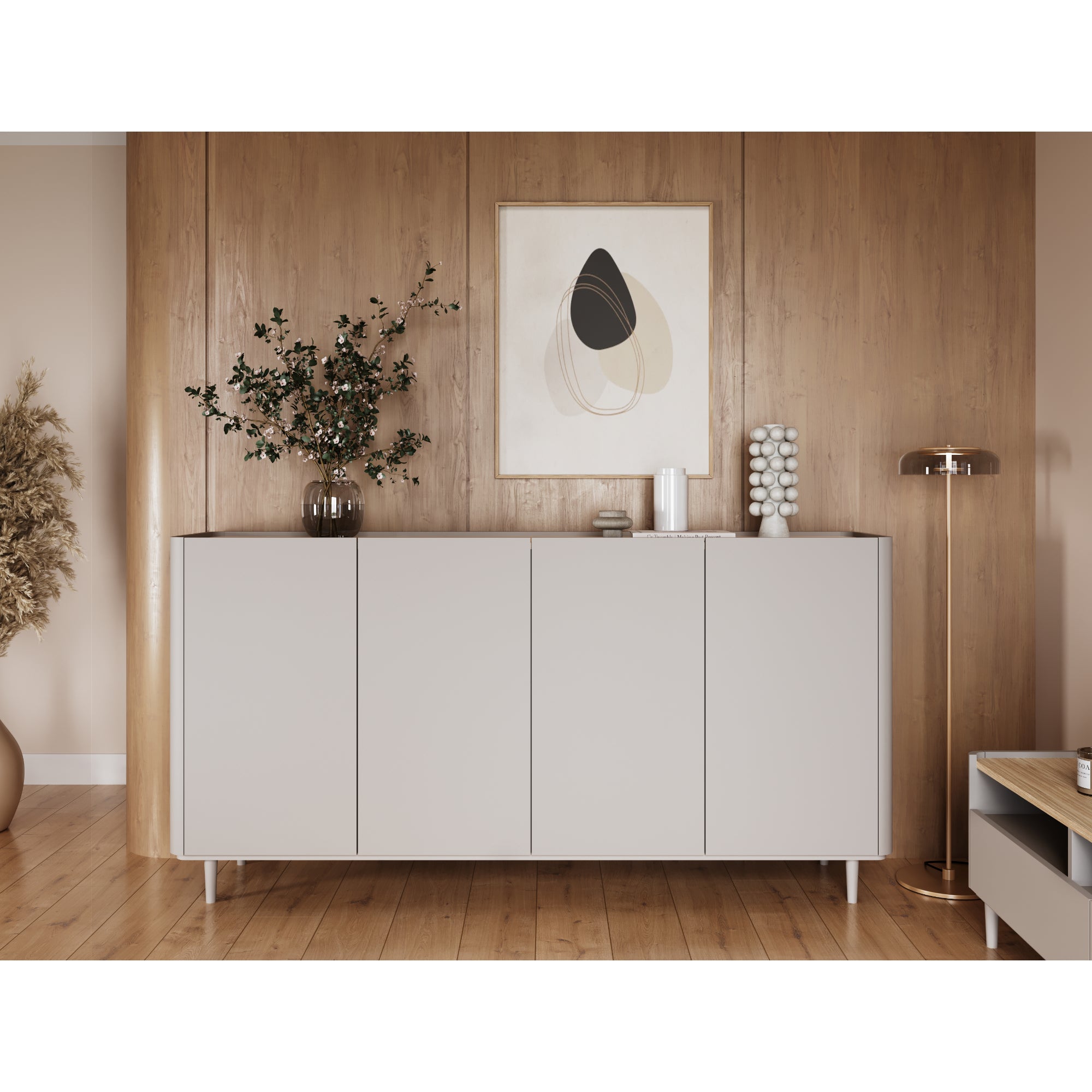 Elivo Kommode 200cm, Material: MDF, Melaminplatte