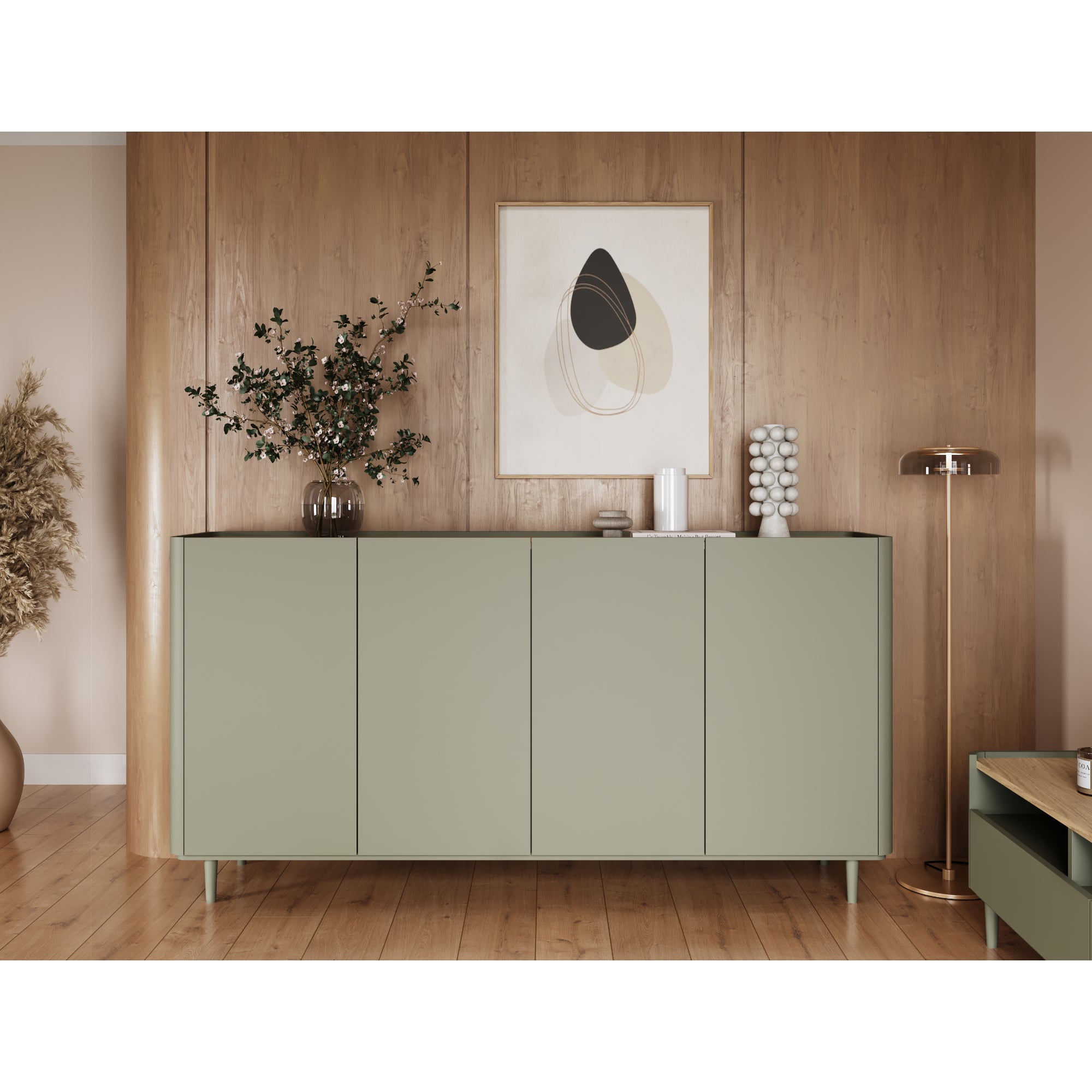Elivo Kommode 200cm, Material: MDF, Melaminplatte
