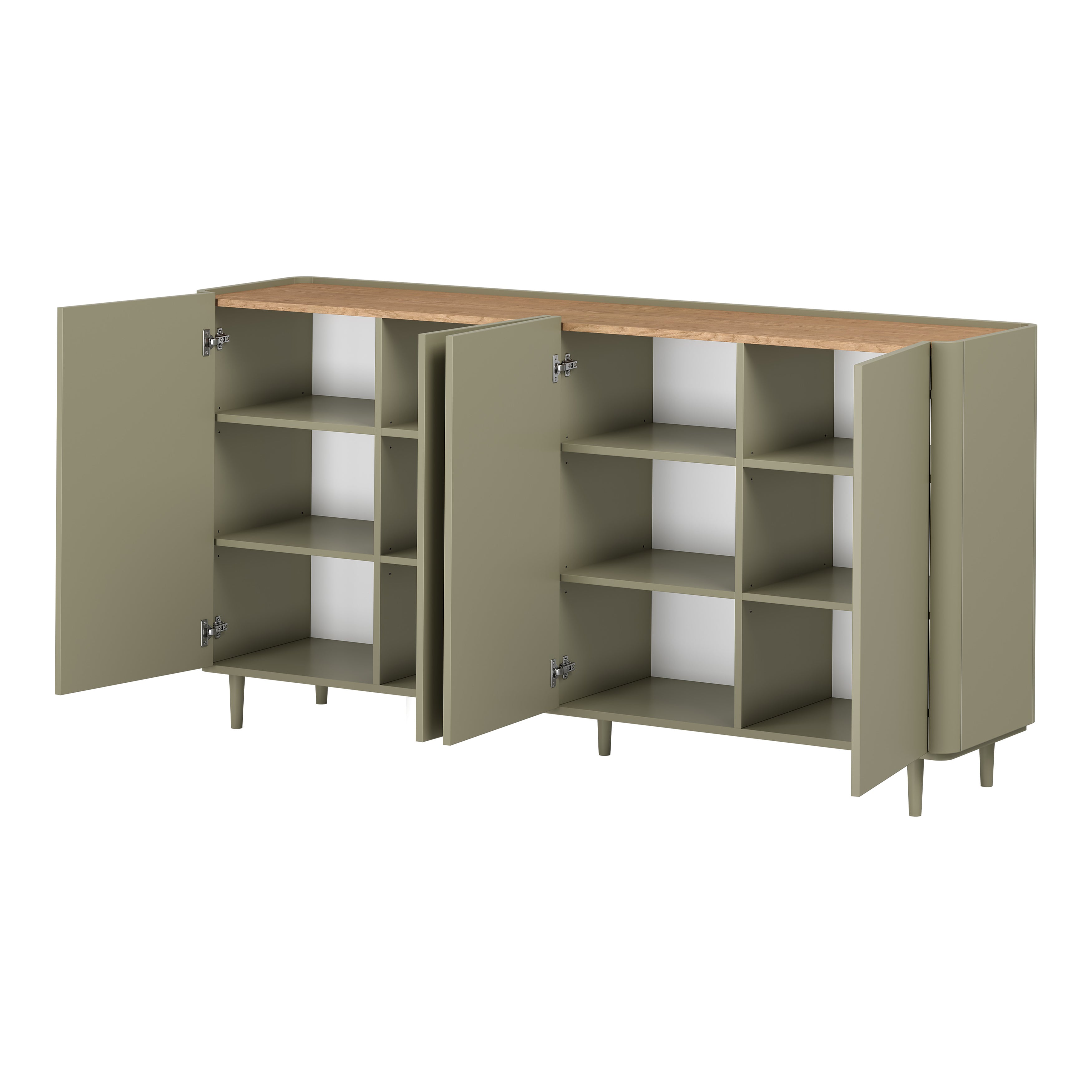 Elivo Kommode 200cm, Material: MDF, Melaminplatte