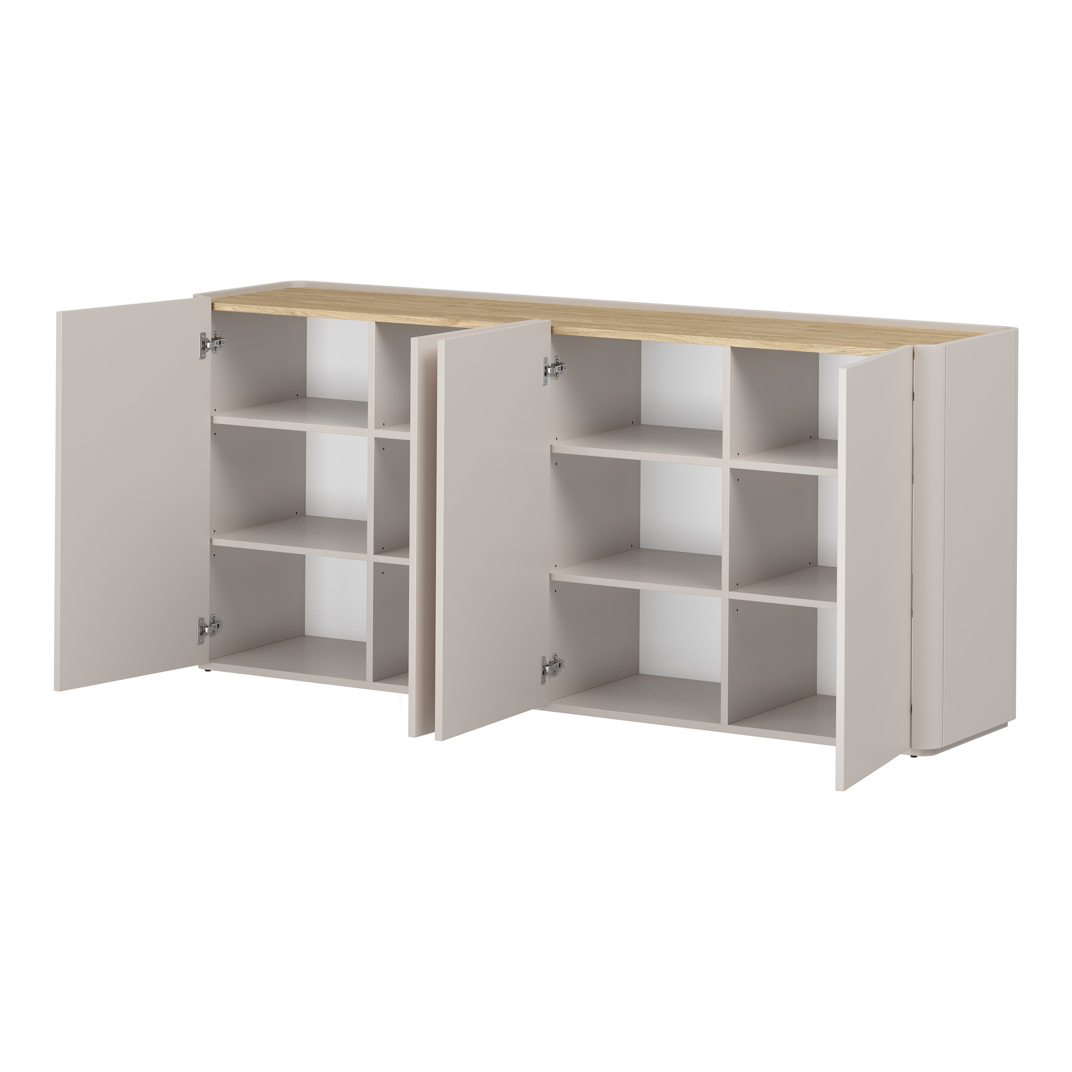 Elivo Kommode 200cm, Material: MDF, Melaminplatte