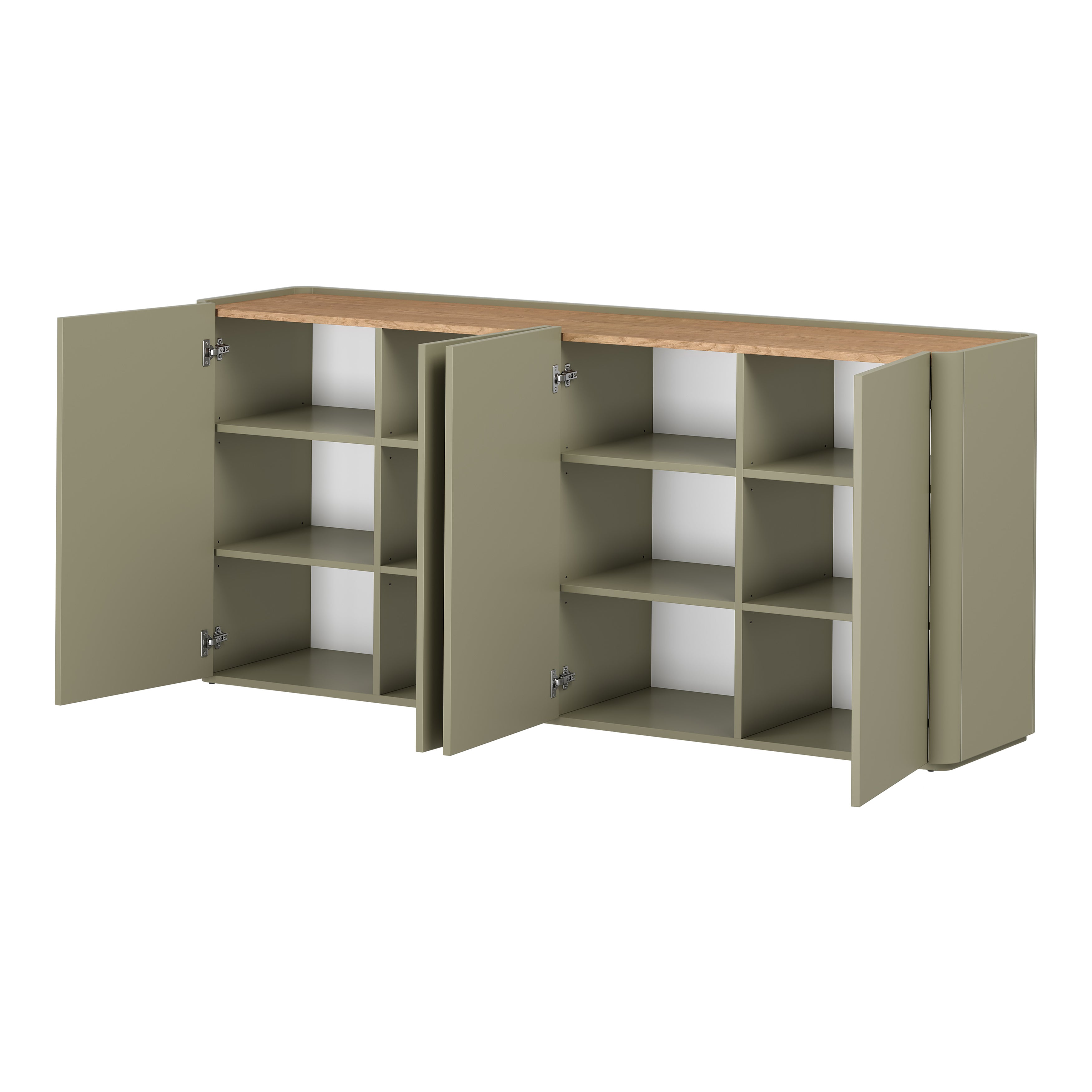 Elivo Kommode 200cm, Material: MDF, Melaminplatte
