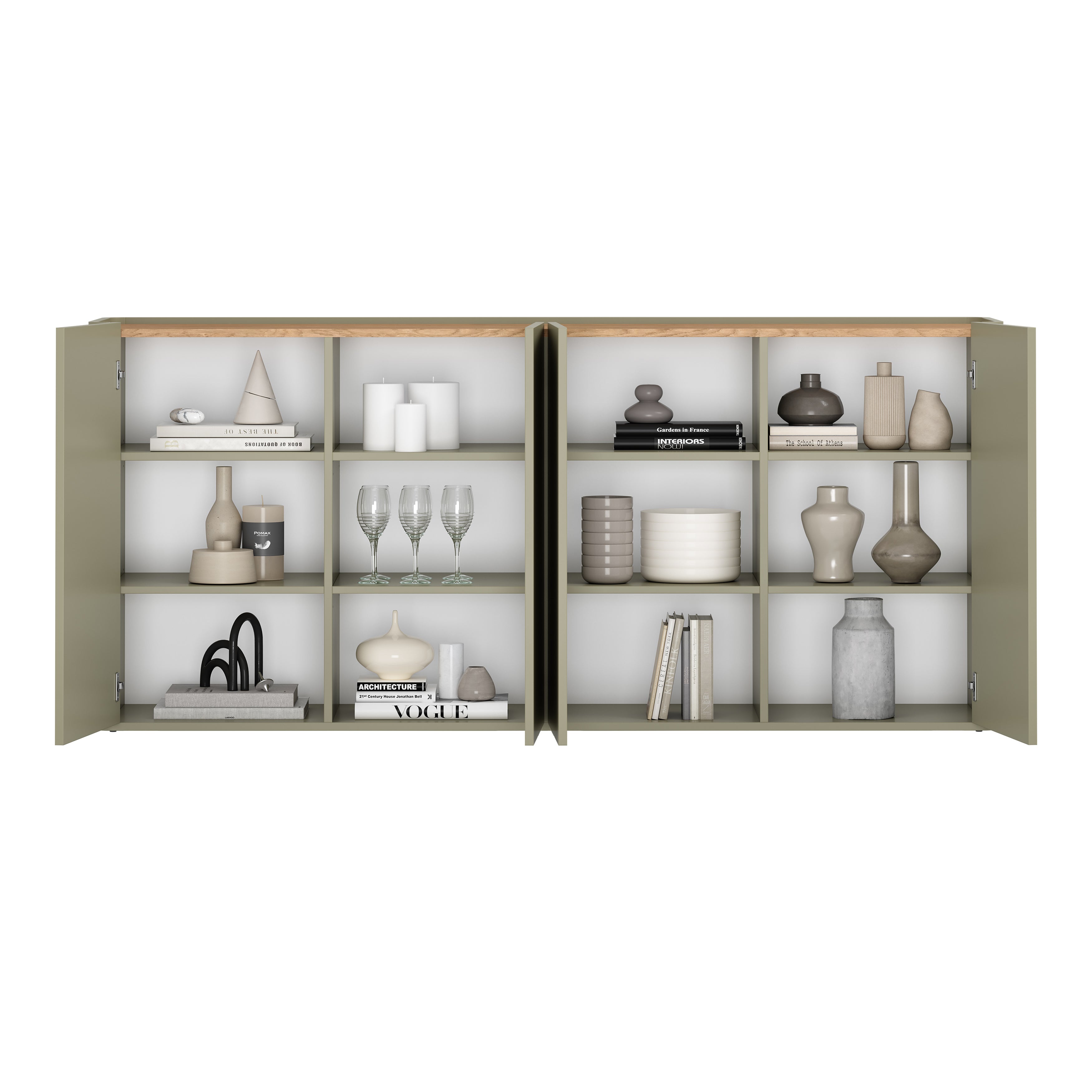 Elivo Kommode 200cm, Material: MDF, Melaminplatte