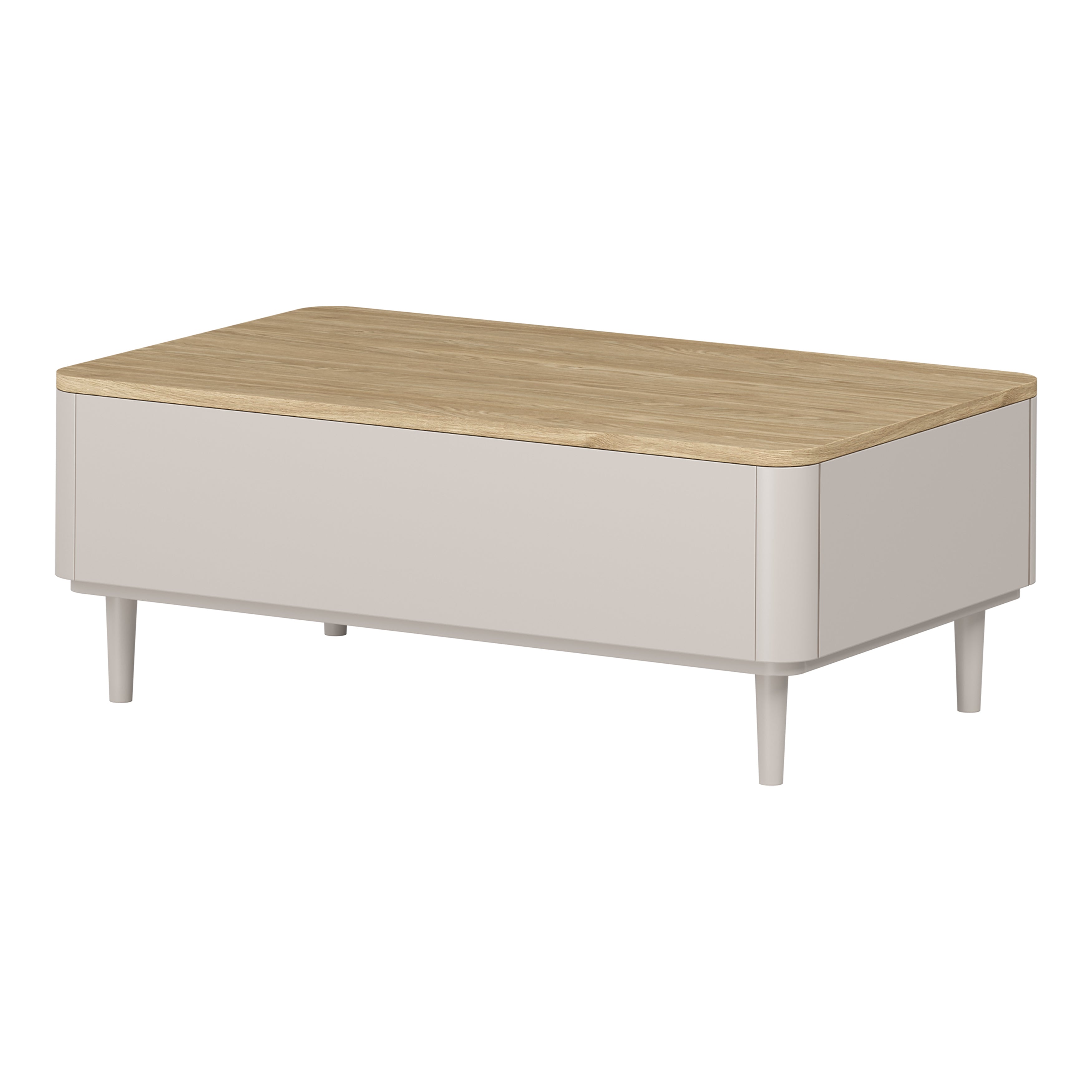 Elivo Couchtisch 100x60cm, Material: MDF, Melaminplatte