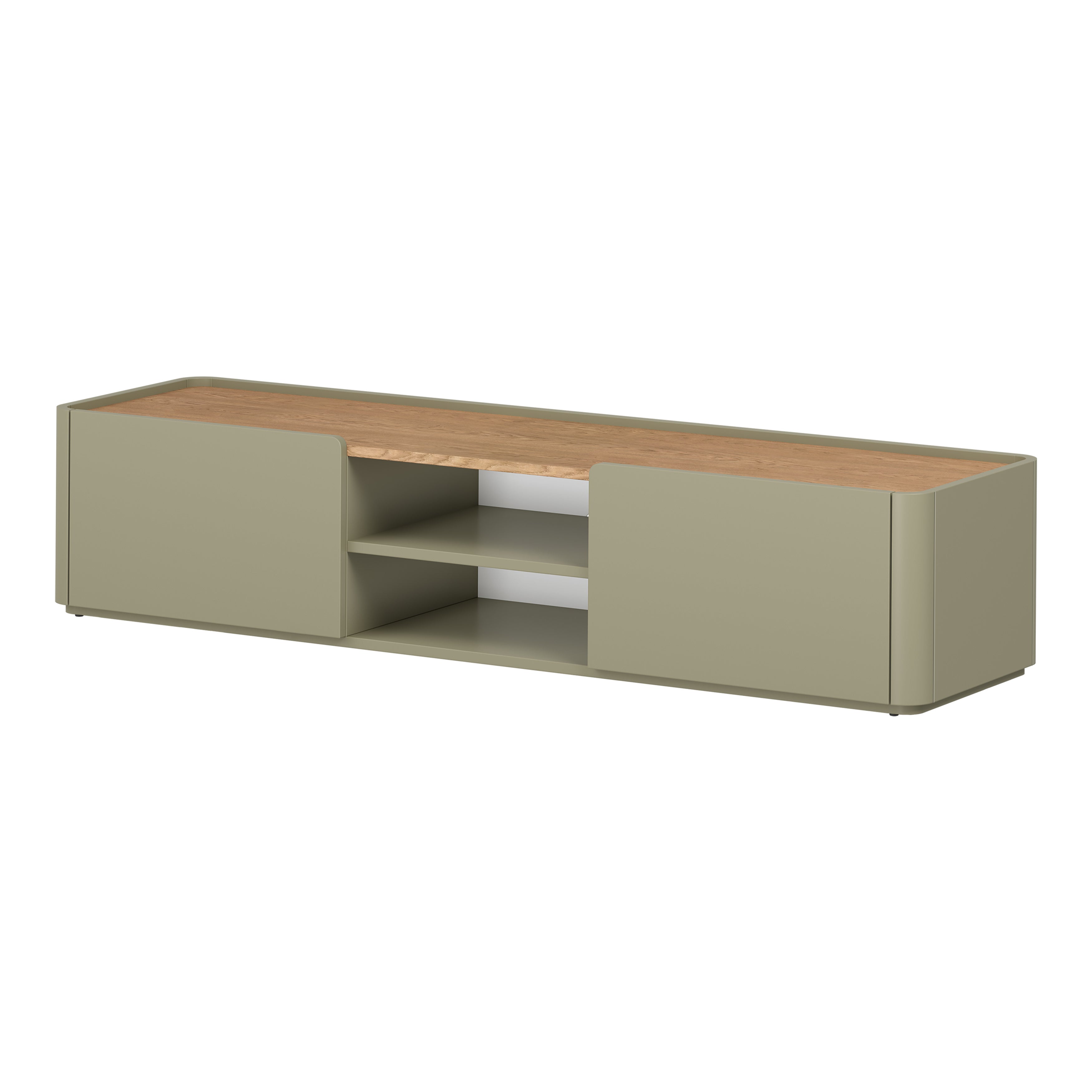TV Kommode Elivo 170cm, Material: MDF, Melaminplatte