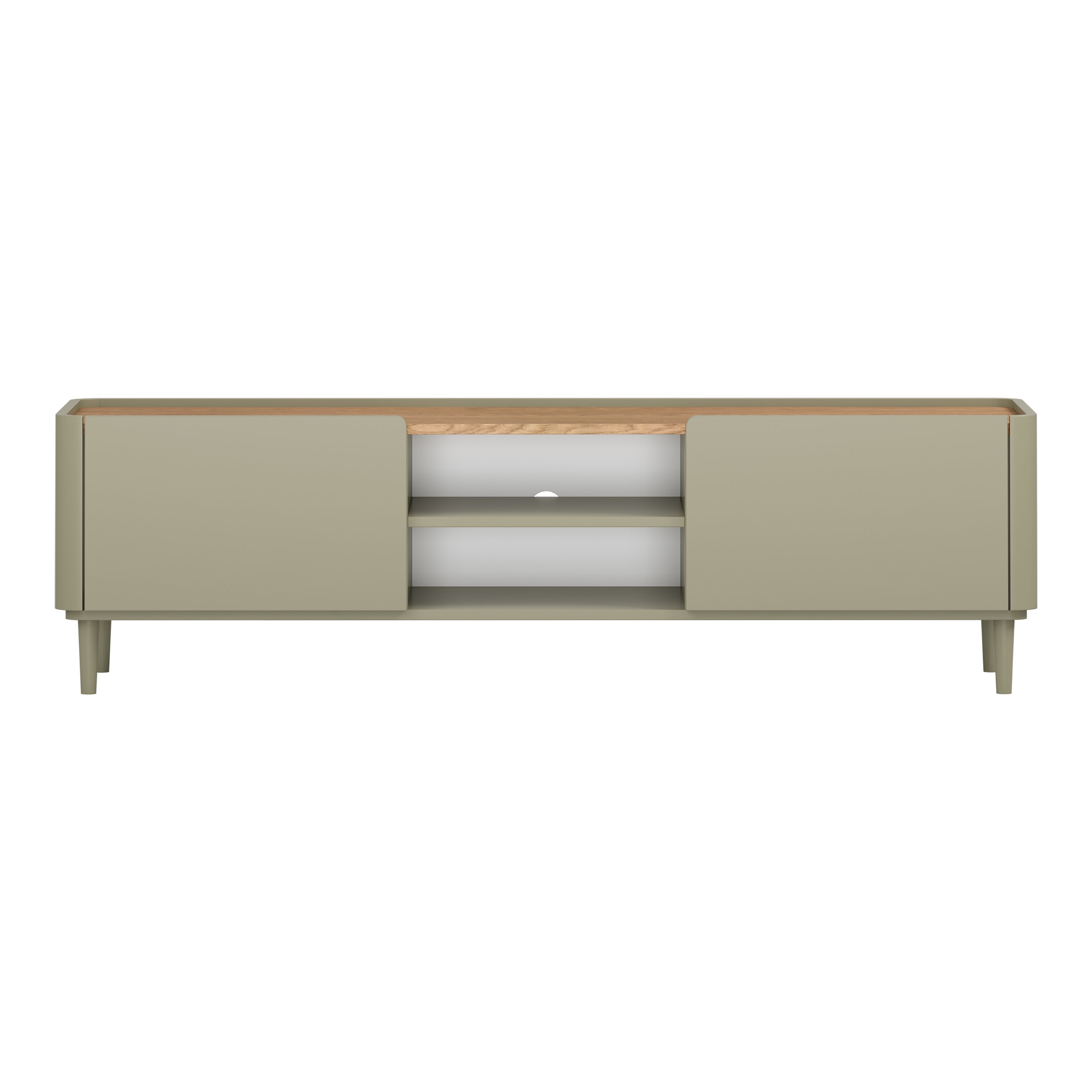 TV Kommode Elivo 170cm, Material: MDF, Melaminplatte