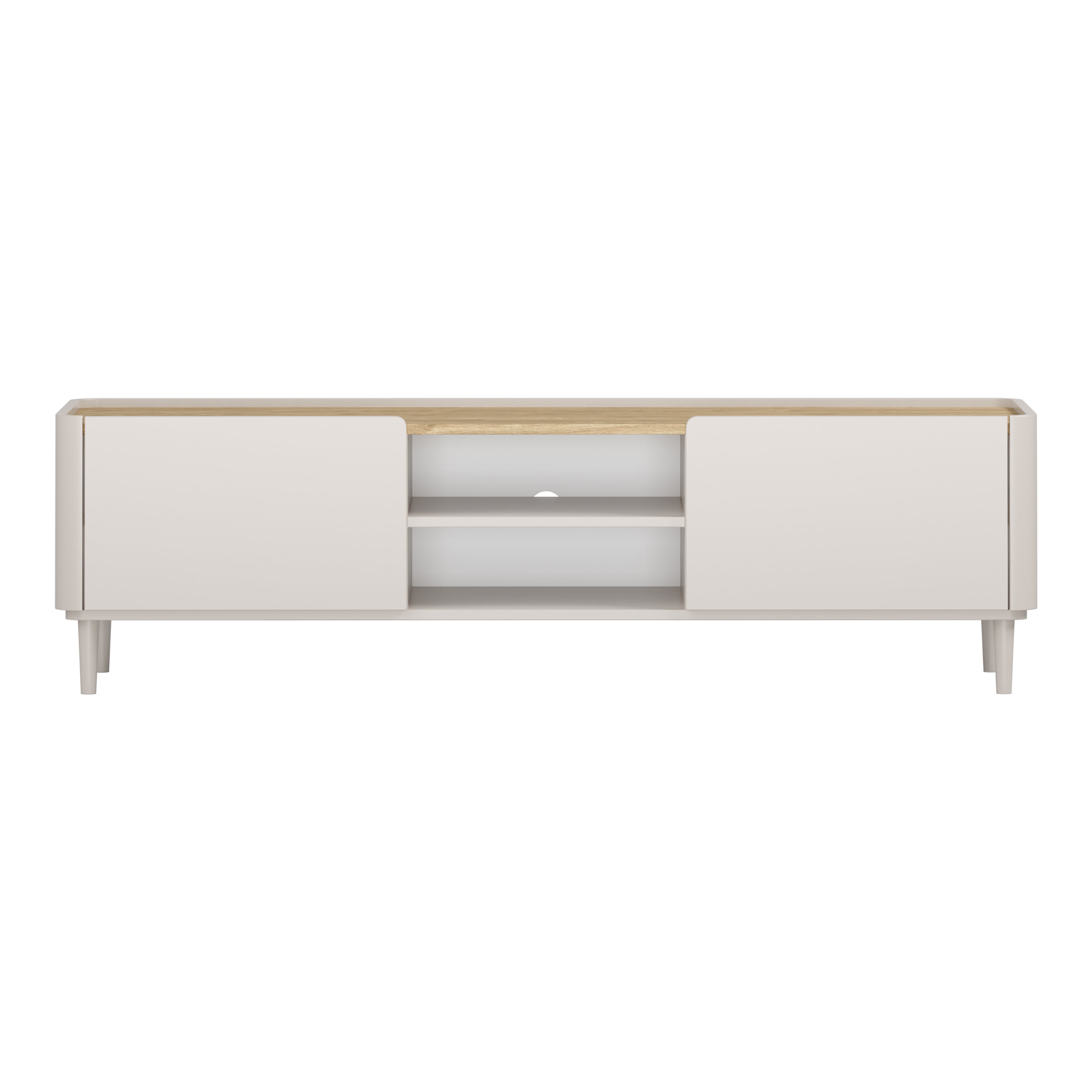 TV Kommode Elivo 170cm, Material: MDF, Melaminplatte