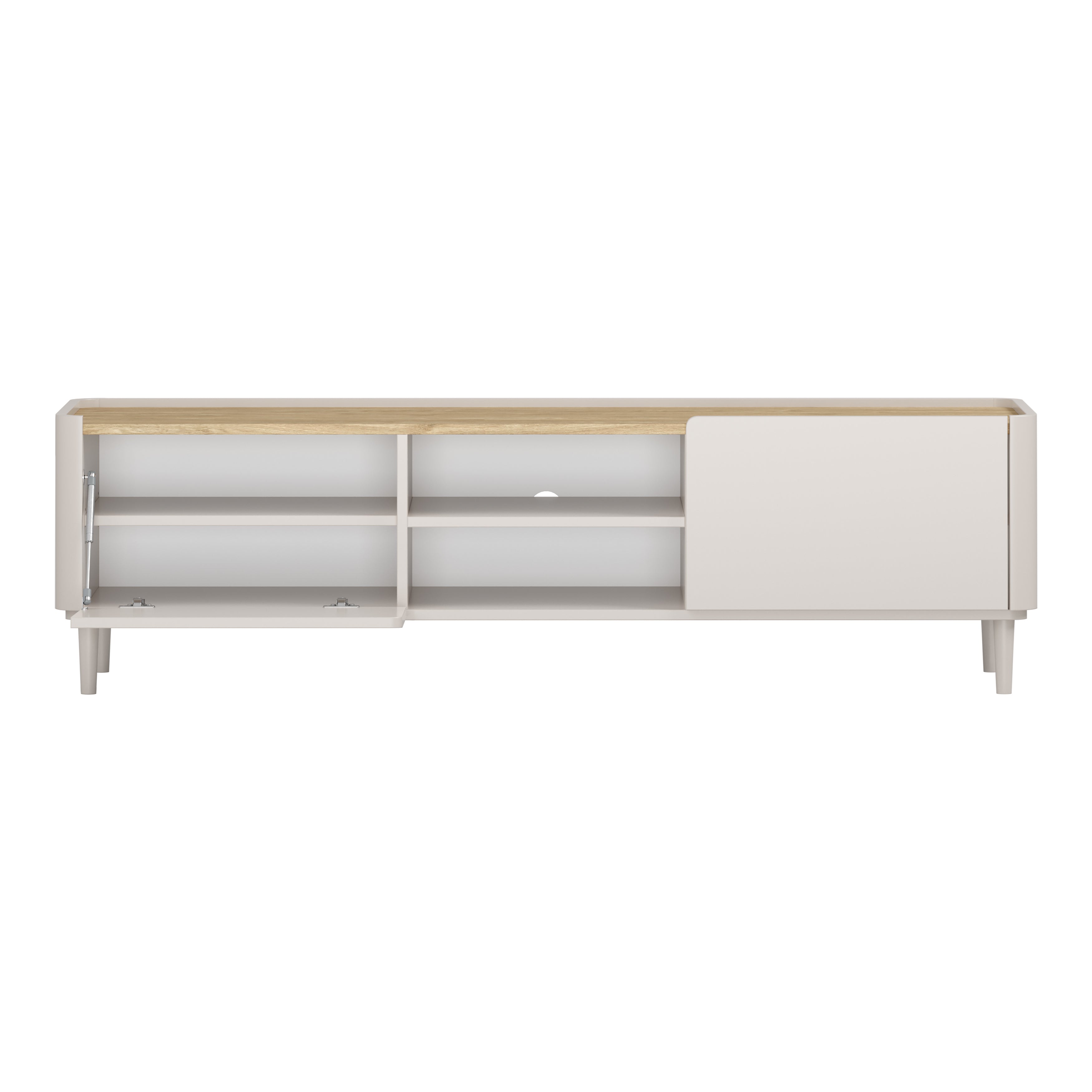 TV Kommode Elivo 170cm, Material: MDF, Melaminplatte