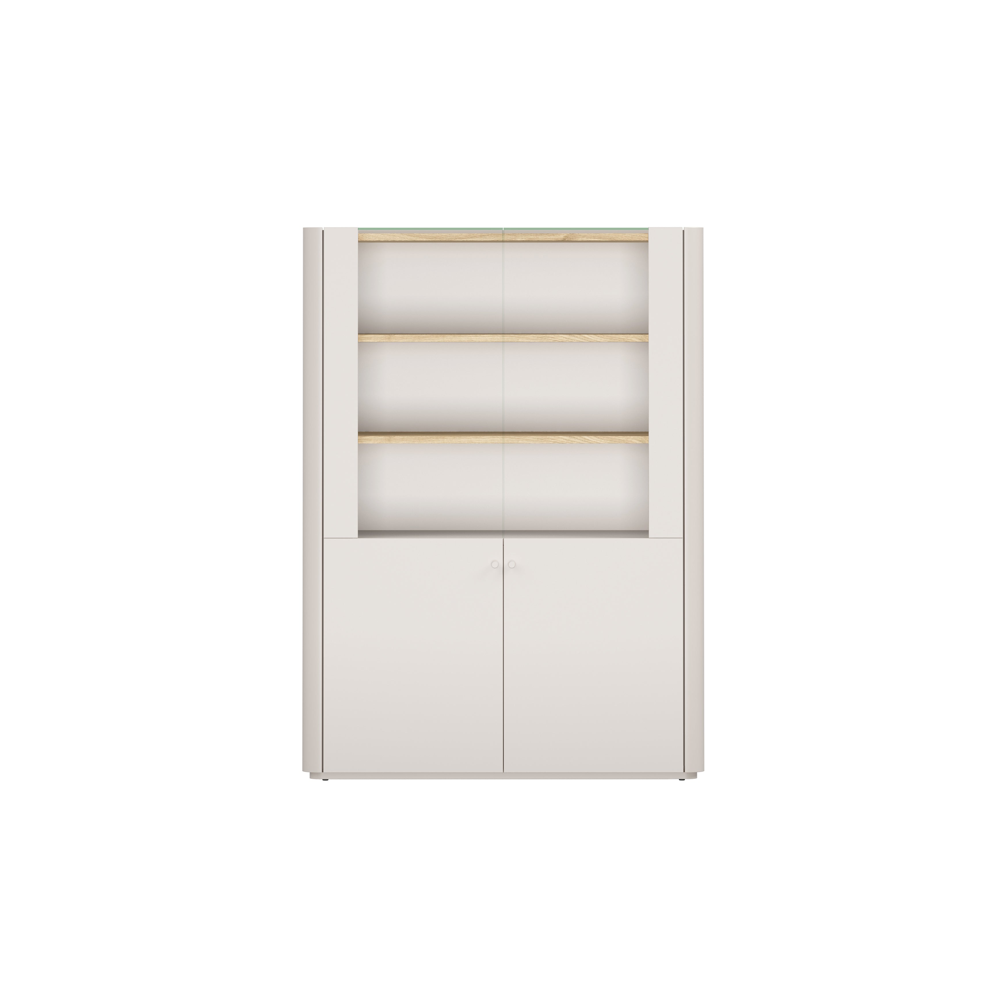 Elivo Vitrine 100cm, Material: MDF, Melaminplatte