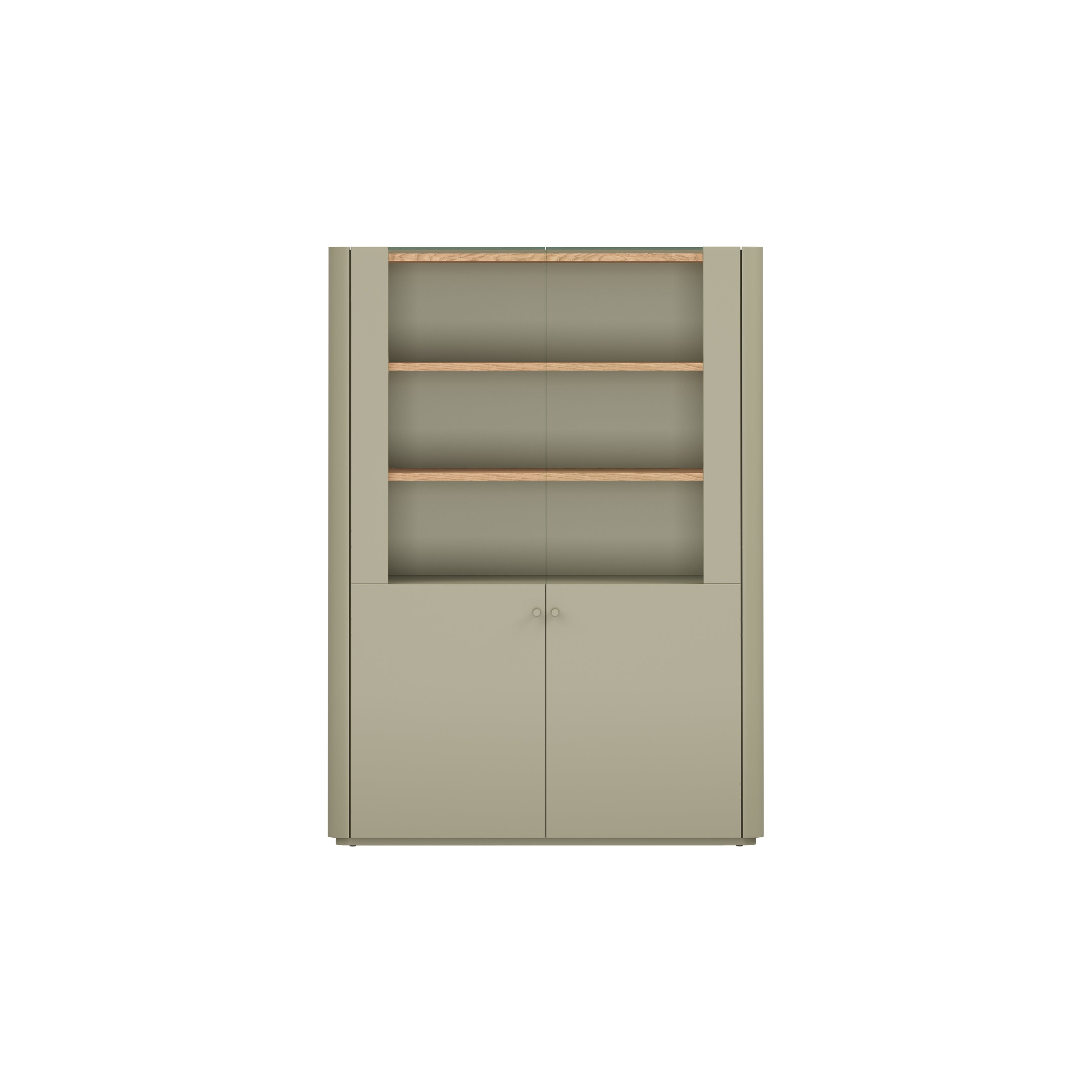 Elivo Vitrine 100cm, Material: MDF, Melaminplatte