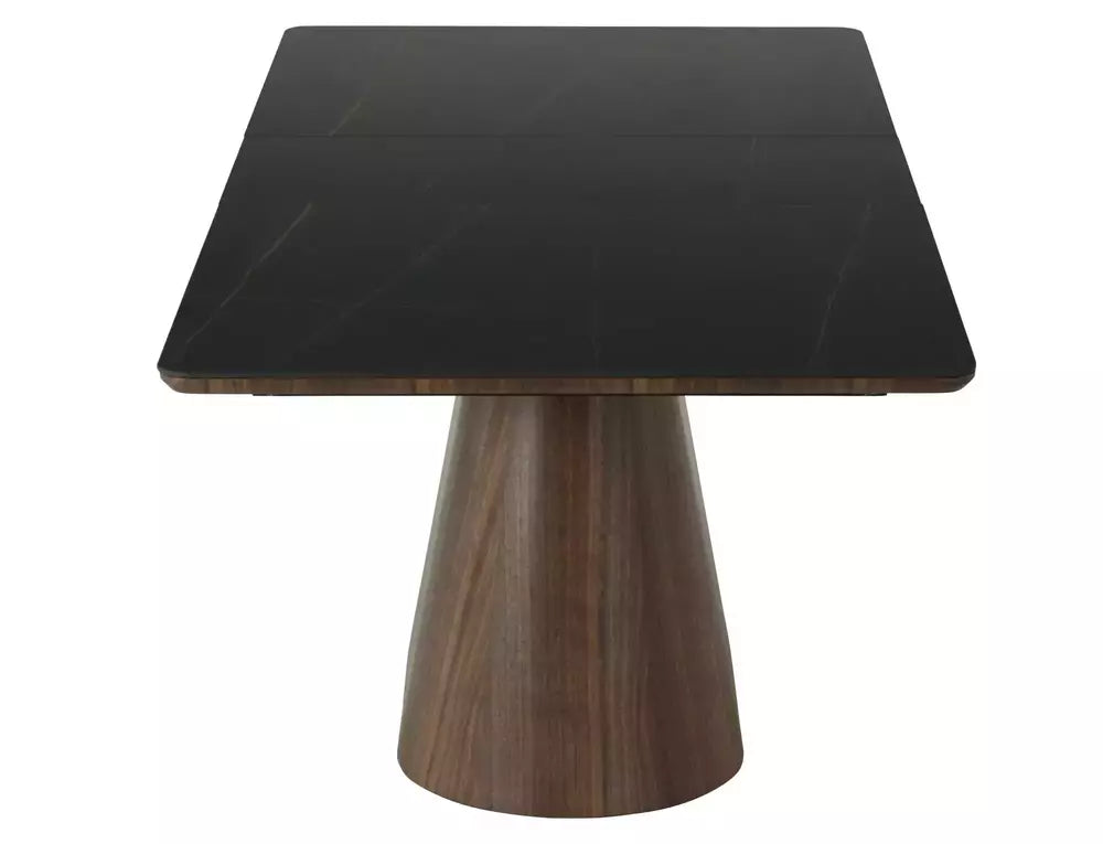 Ausziehbarer Esstisch Monaco 160/200x90cm, Material: MDF und Keramik