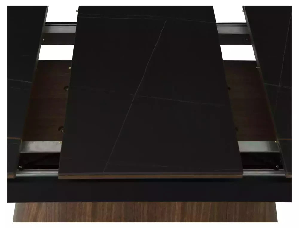 Ausziehbarer Esstisch Monaco 160/200x90cm, Material: MDF und Keramik