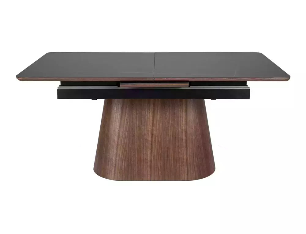 Ausziehbarer Esstisch Monaco 160/200x90cm, Material: MDF und Keramik