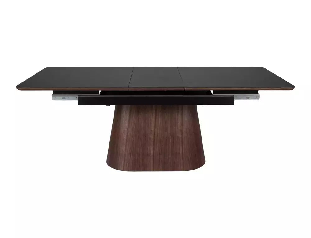 Ausziehbarer Esstisch Monaco 160/200x90cm, Material: MDF und Keramik
