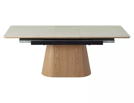 Produljivi blagovaonski stol Monaco 160/200x90cm, Materijal: MDF i keramika