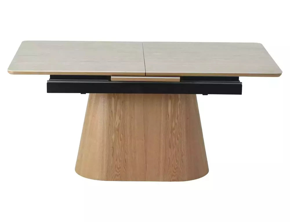 Ausziehbarer Esstisch Monaco 160/200x90cm, Material: MDF und Keramik