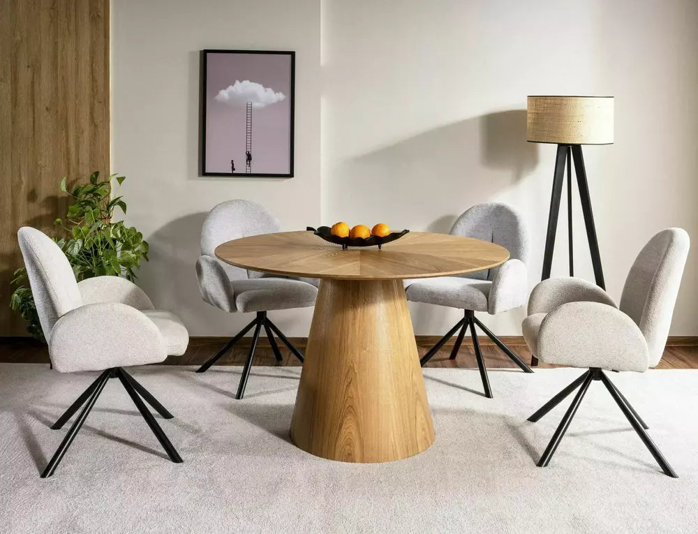 Esstisch Angel Ø120cm, Material: MDF