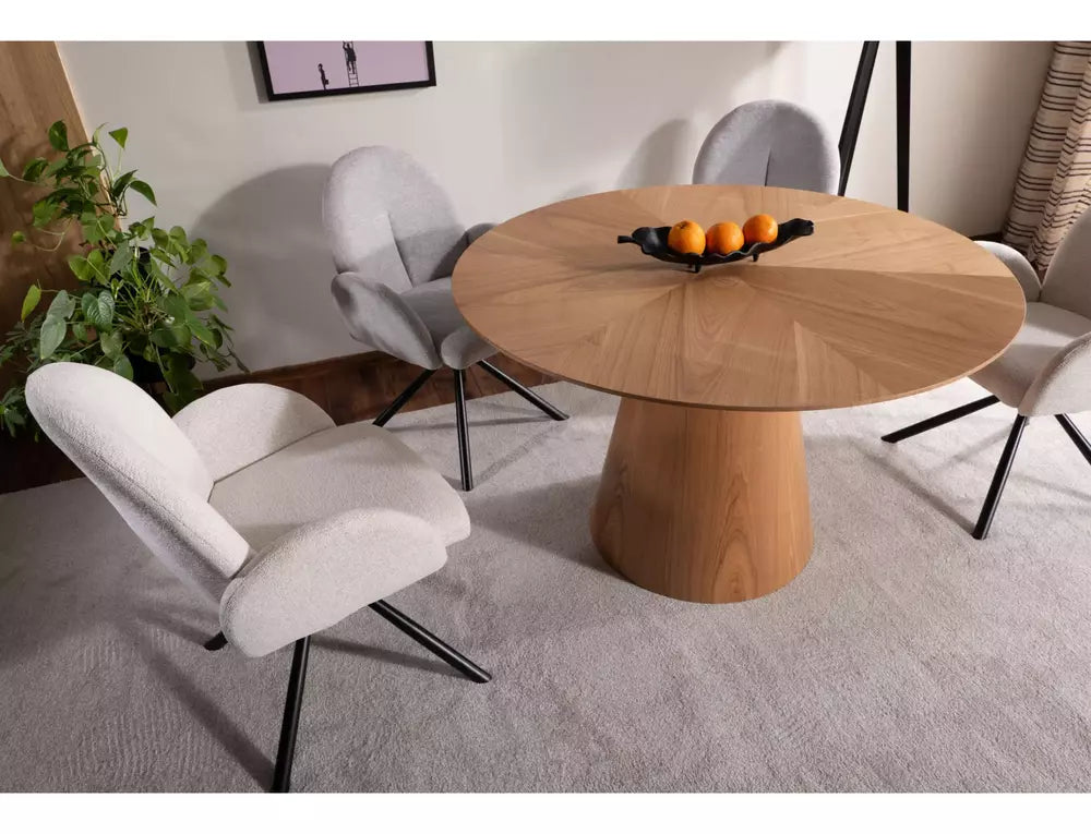 Esstisch Angel Ø120cm, Material: MDF