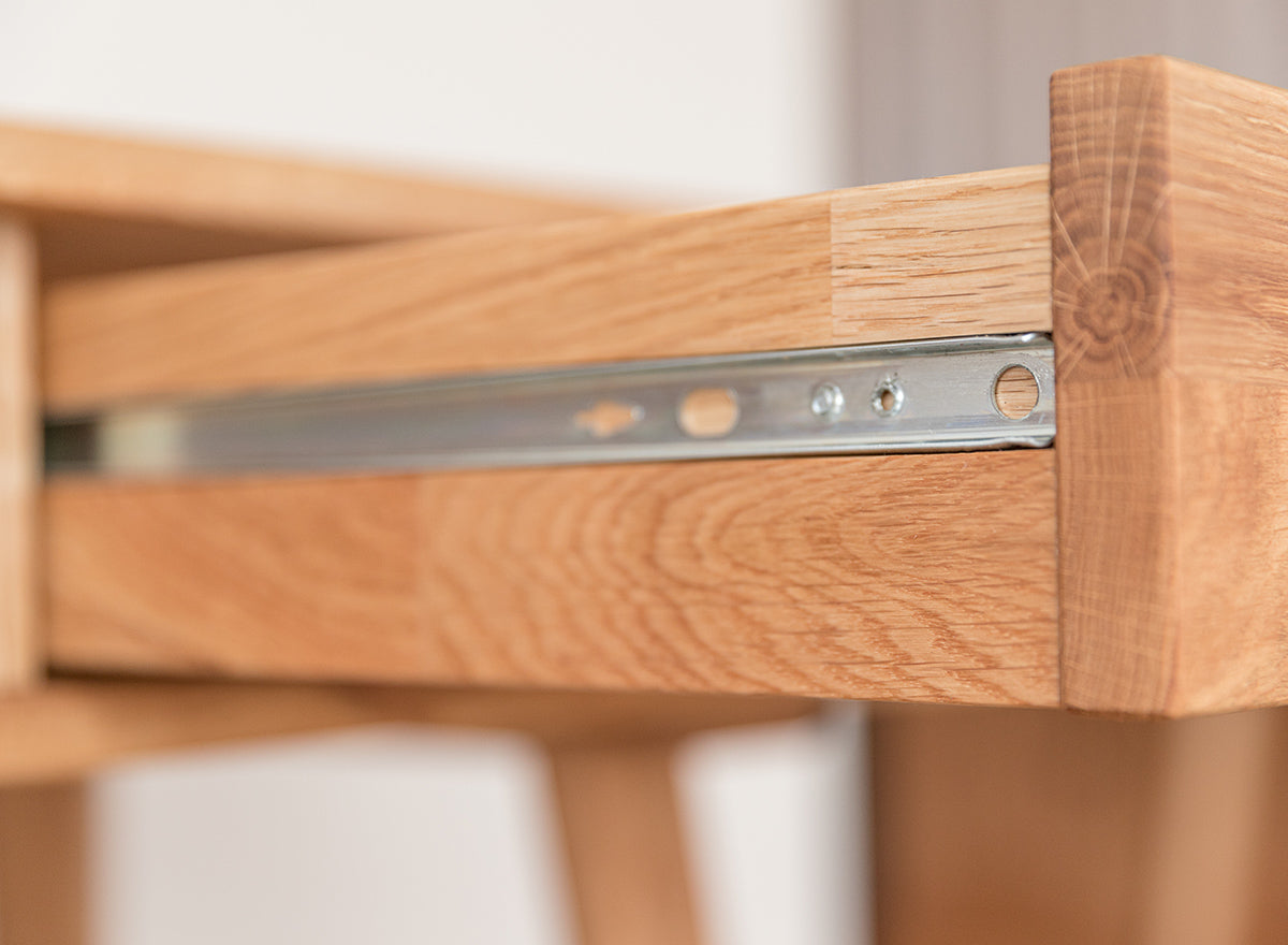 Schreibtisch Simona 120x55 cm, Material: Massivholz Eiche