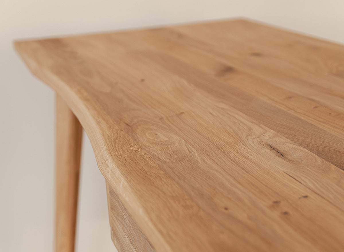 Schreibtisch Simona 120x55 cm, Material: Massivholz Eiche