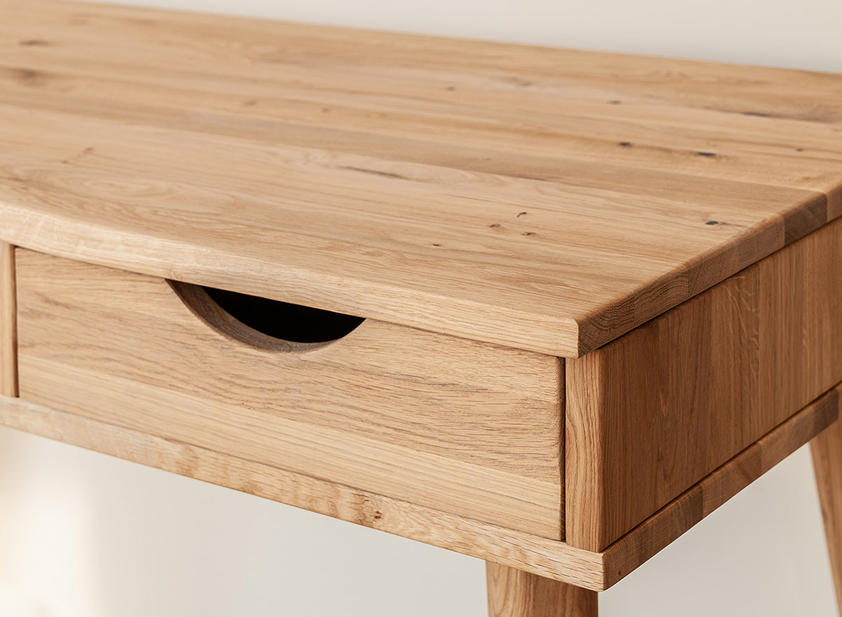 Schreibtisch Simona 120x55 cm, Material: Massivholz Eiche