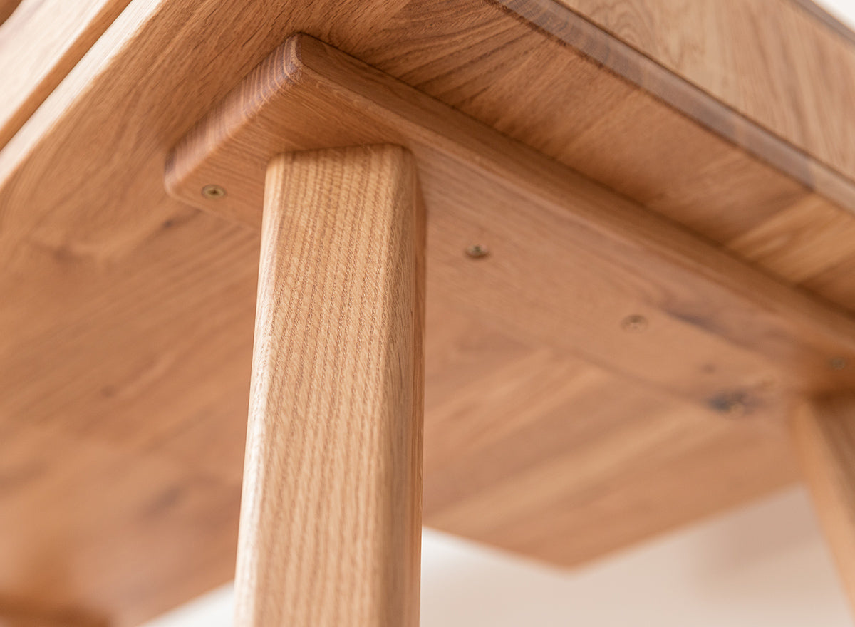 Schreibtisch Simona 120x55 cm, Material: Massivholz Eiche