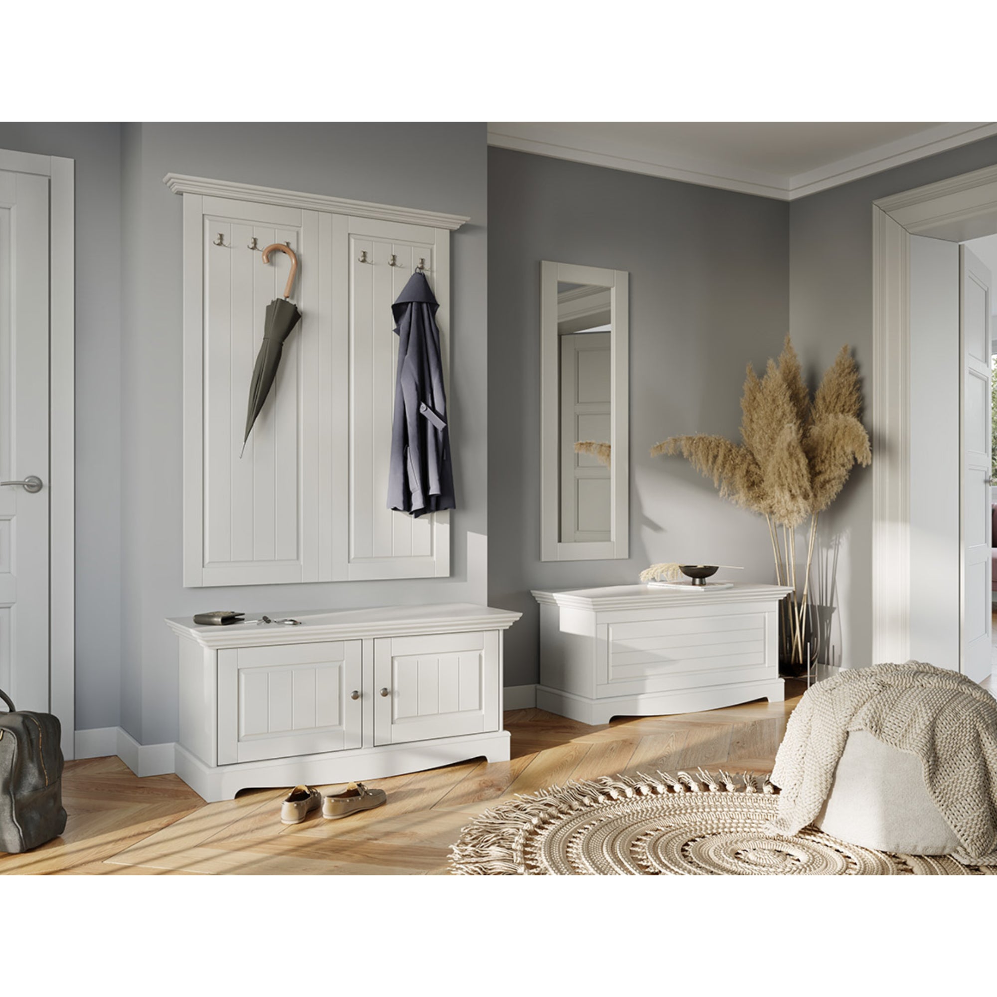 Kommode Belluno 111x44 cm, Material: Massives Kiefernholz
