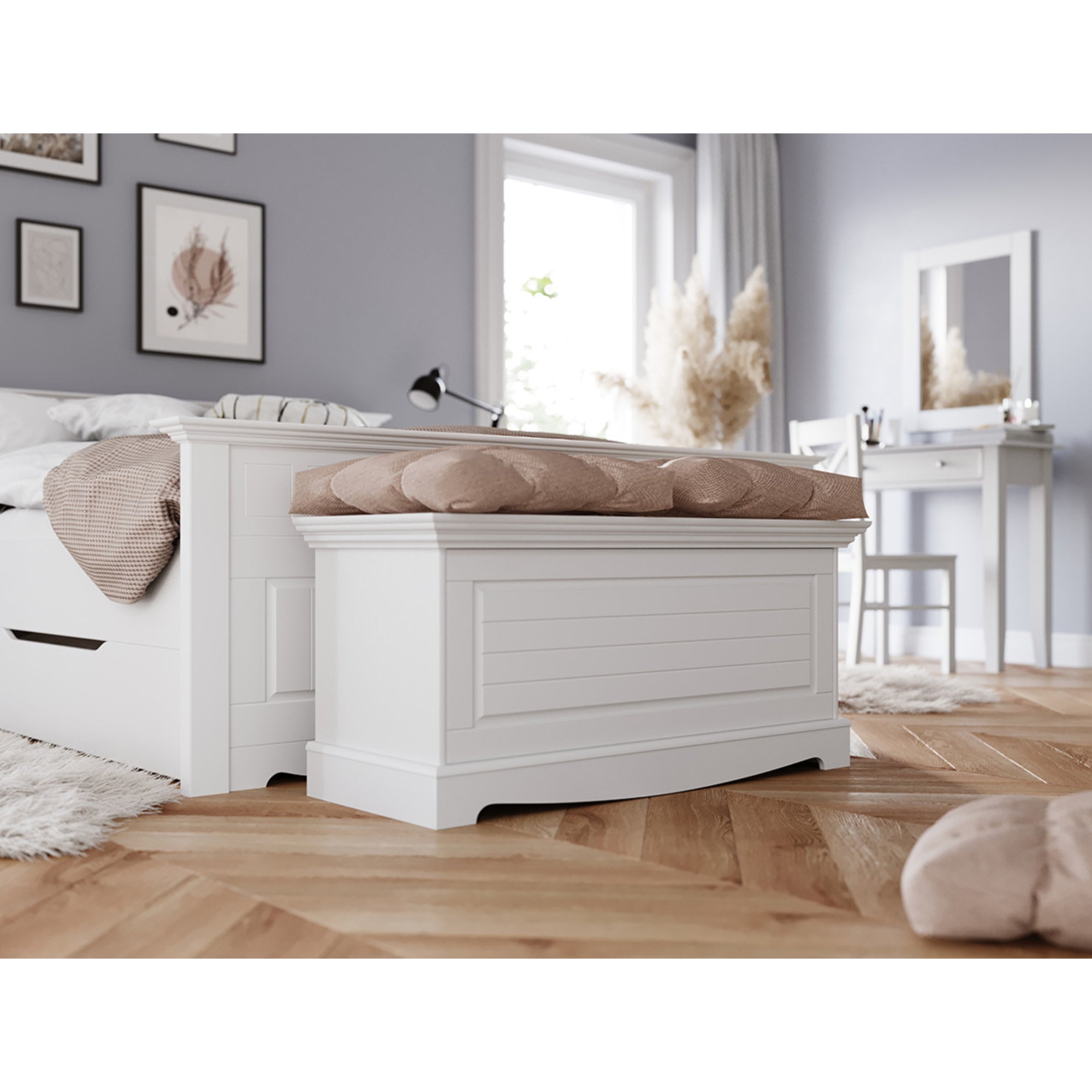 Kommode Bleluno cm, Material: Massives Kiefernholz