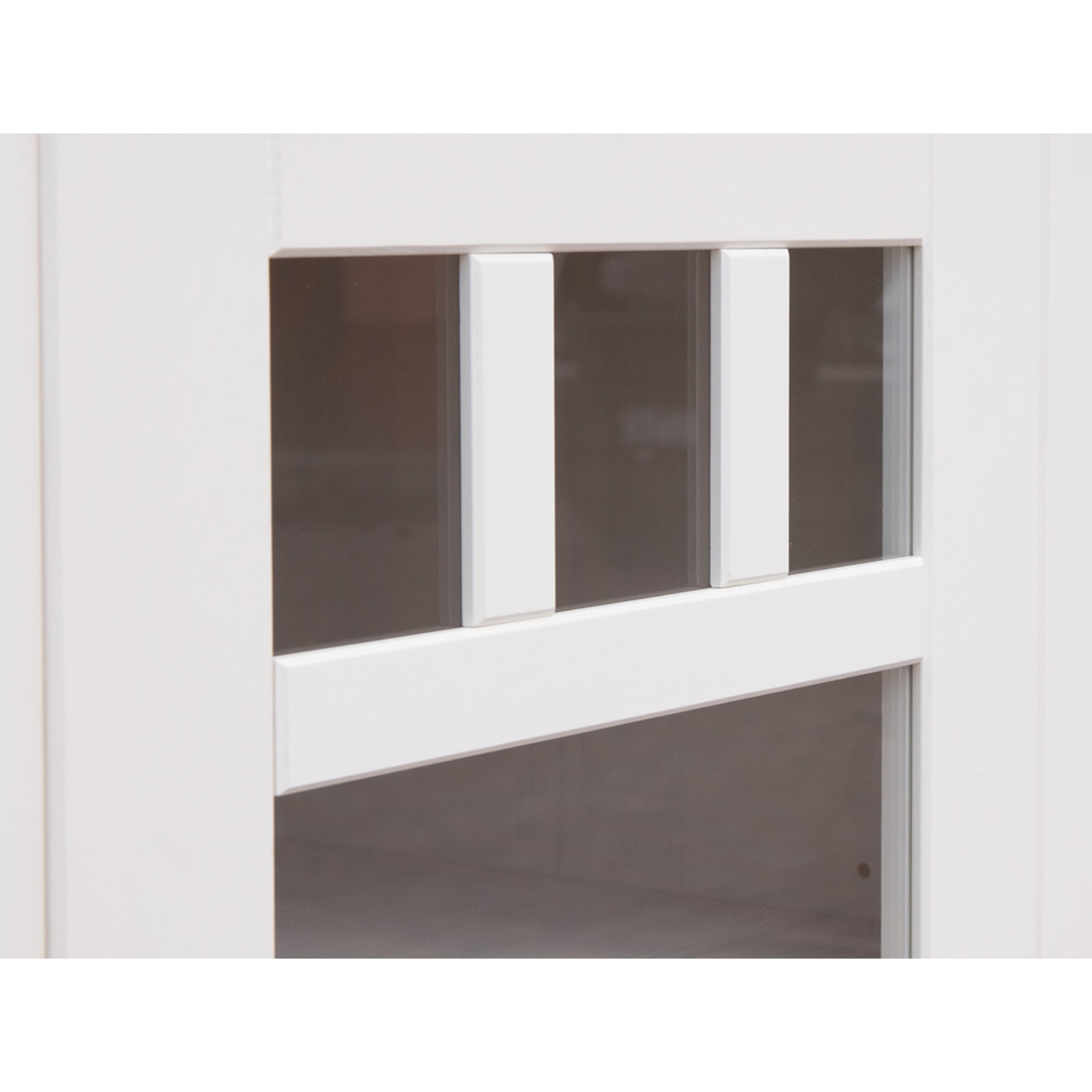 Vitrine Belluno 44x190 cm, Material: Massives Kiefernholz