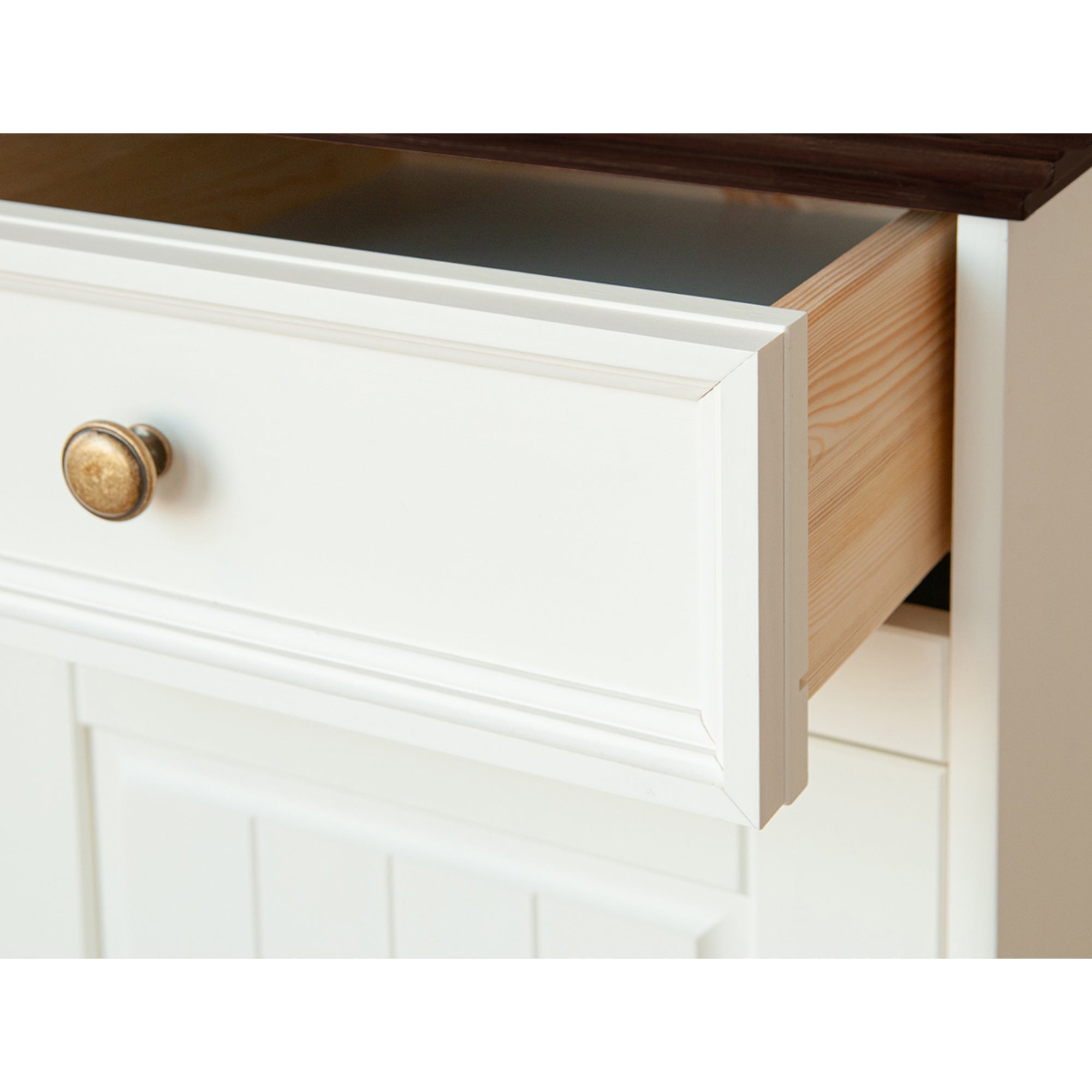 Kommode Belluno 130x44 cm, Material: Massives Kiefernholz