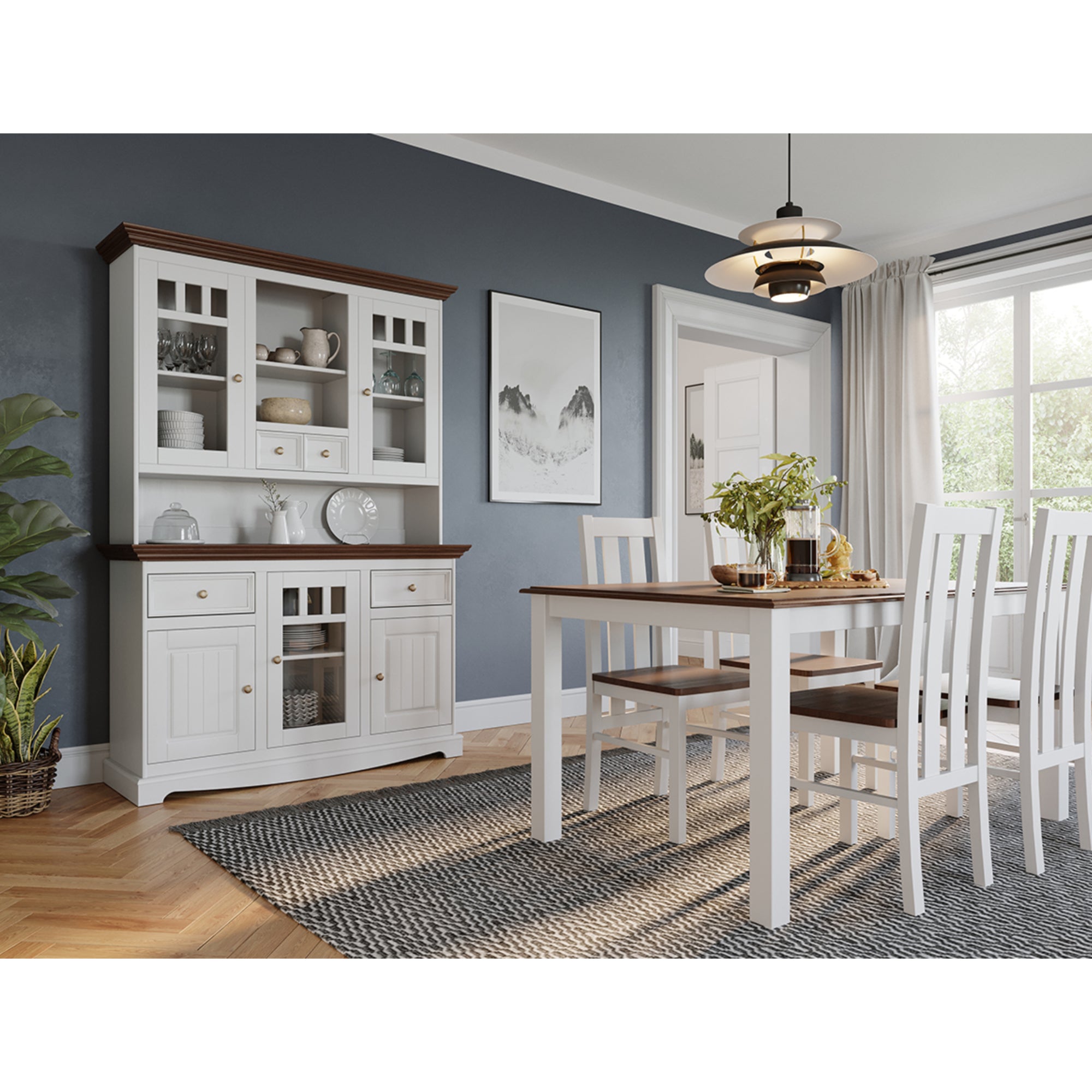 Kommode Belluno 130x44 cm, Material: Massives Kiefernholz