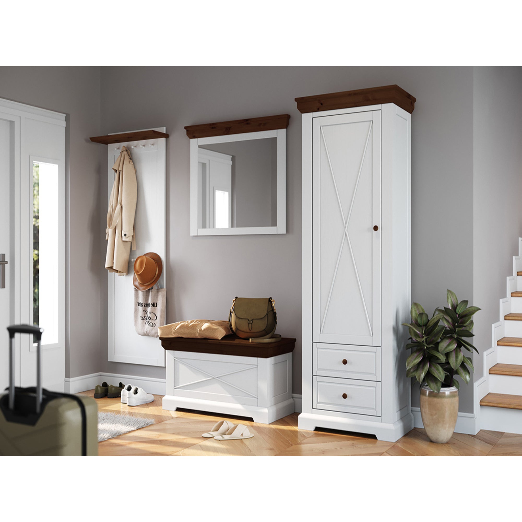 Kommode Marone 94,8x41,2 cm, Material: Massives Kiefernholz