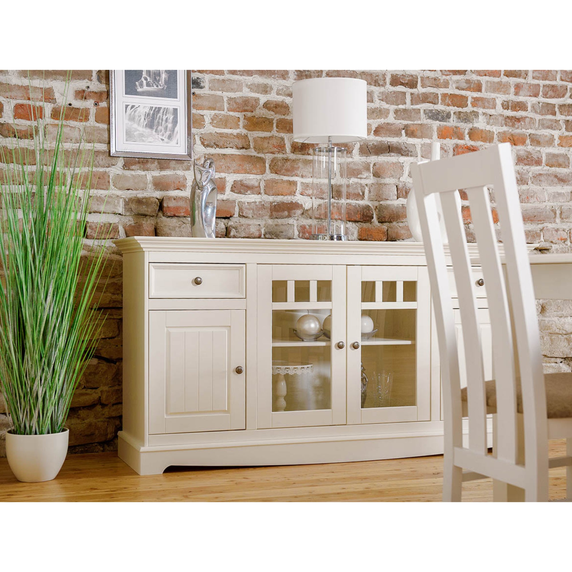 Kommode Belluno 167x44 cm, Material: Massives Kiefernholz