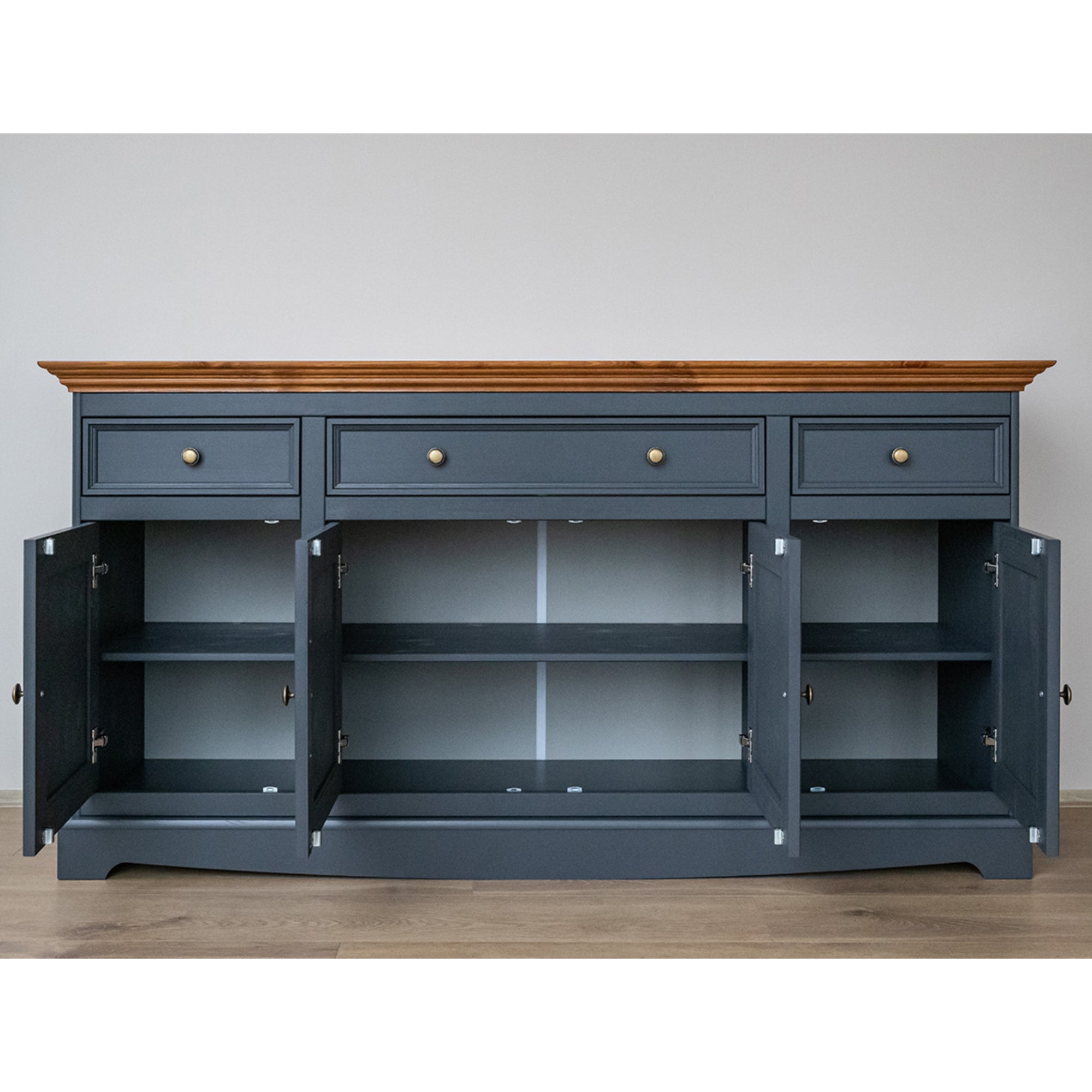 Kommode Belluno 167x44,2 cm, Material: Massiv-Kiefernholz