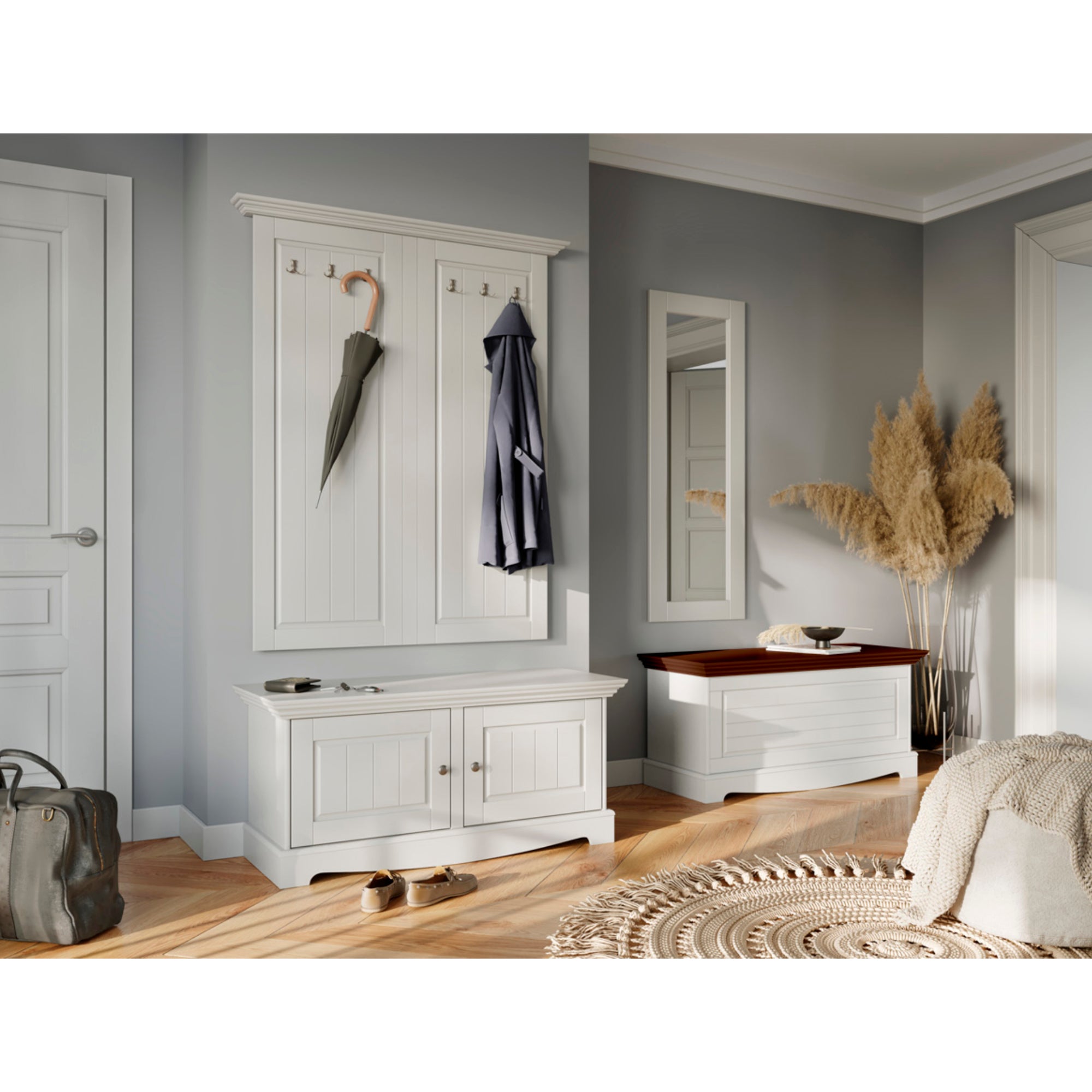Kommode Bleluno cm, Material: Massives Kiefernholz
