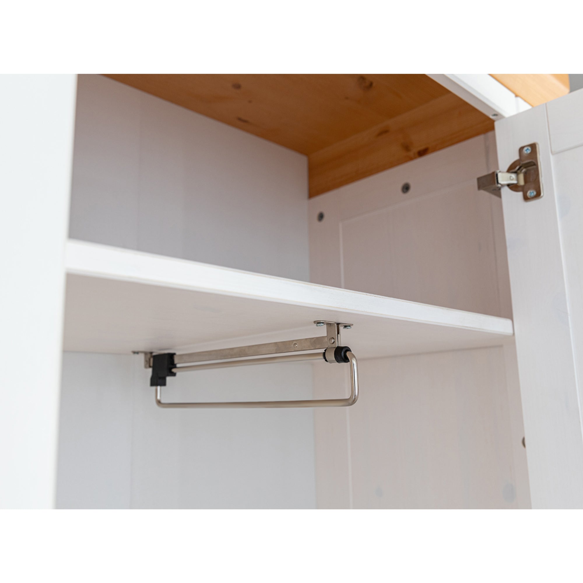 Der Schrank Marone 41,2x200 cm, Material: Massives Kiefernholz