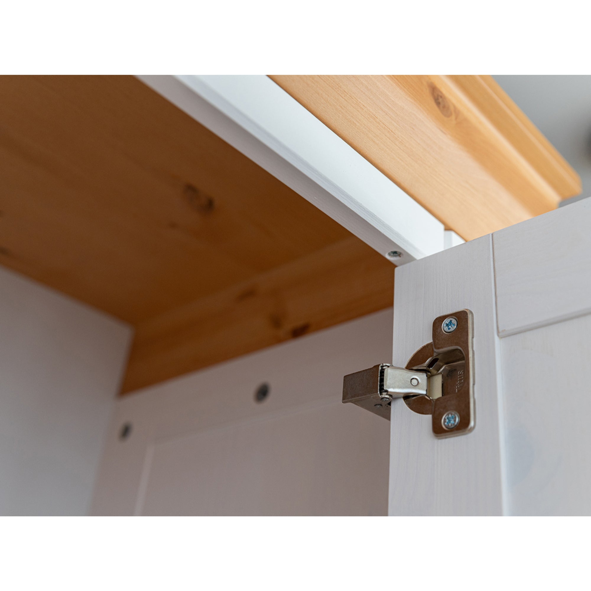 Der Schrank Marone 41,2x200 cm, Material: Massives Kiefernholz