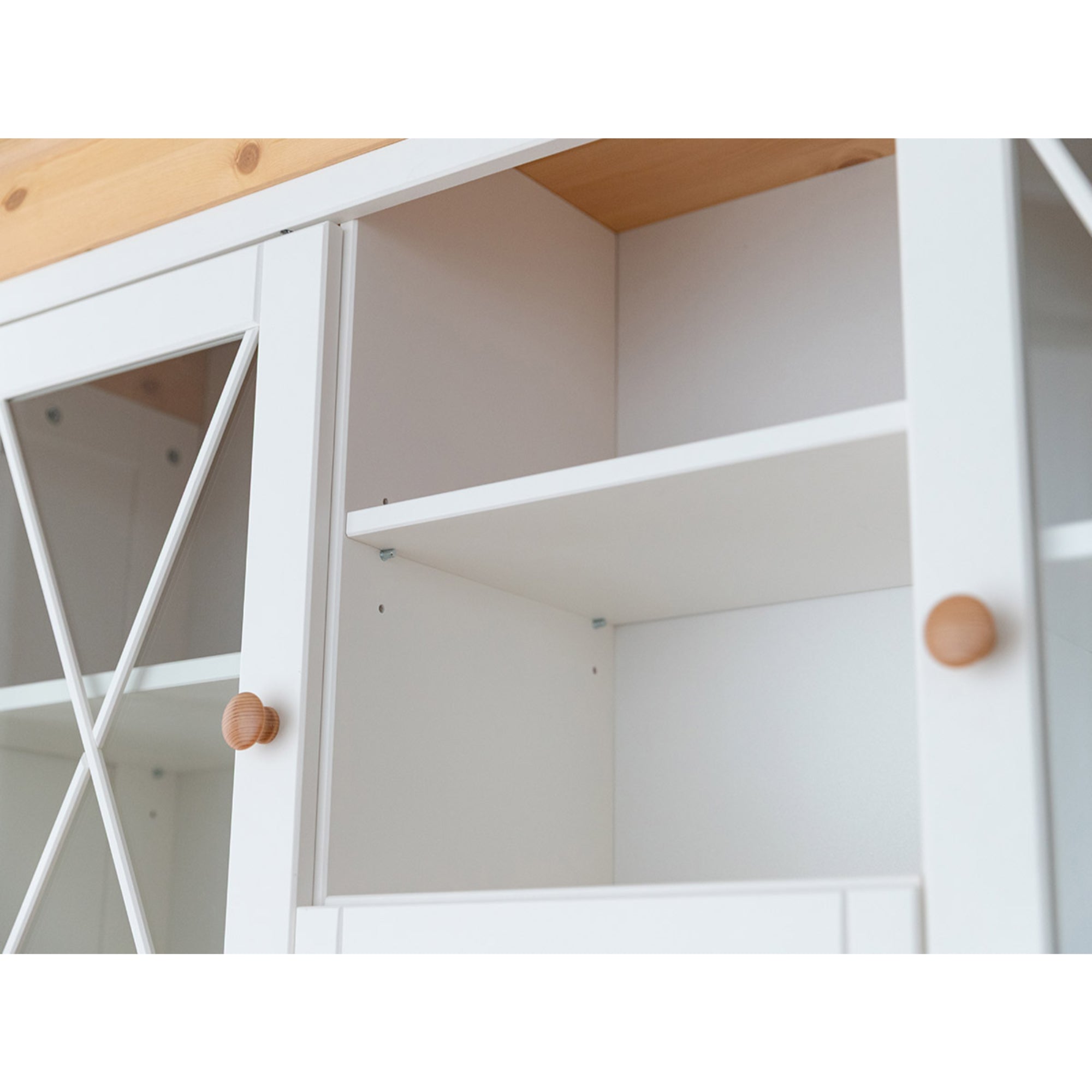 Gornji element komode Marone 131x41 cm, Materijal: Masivna Borovina