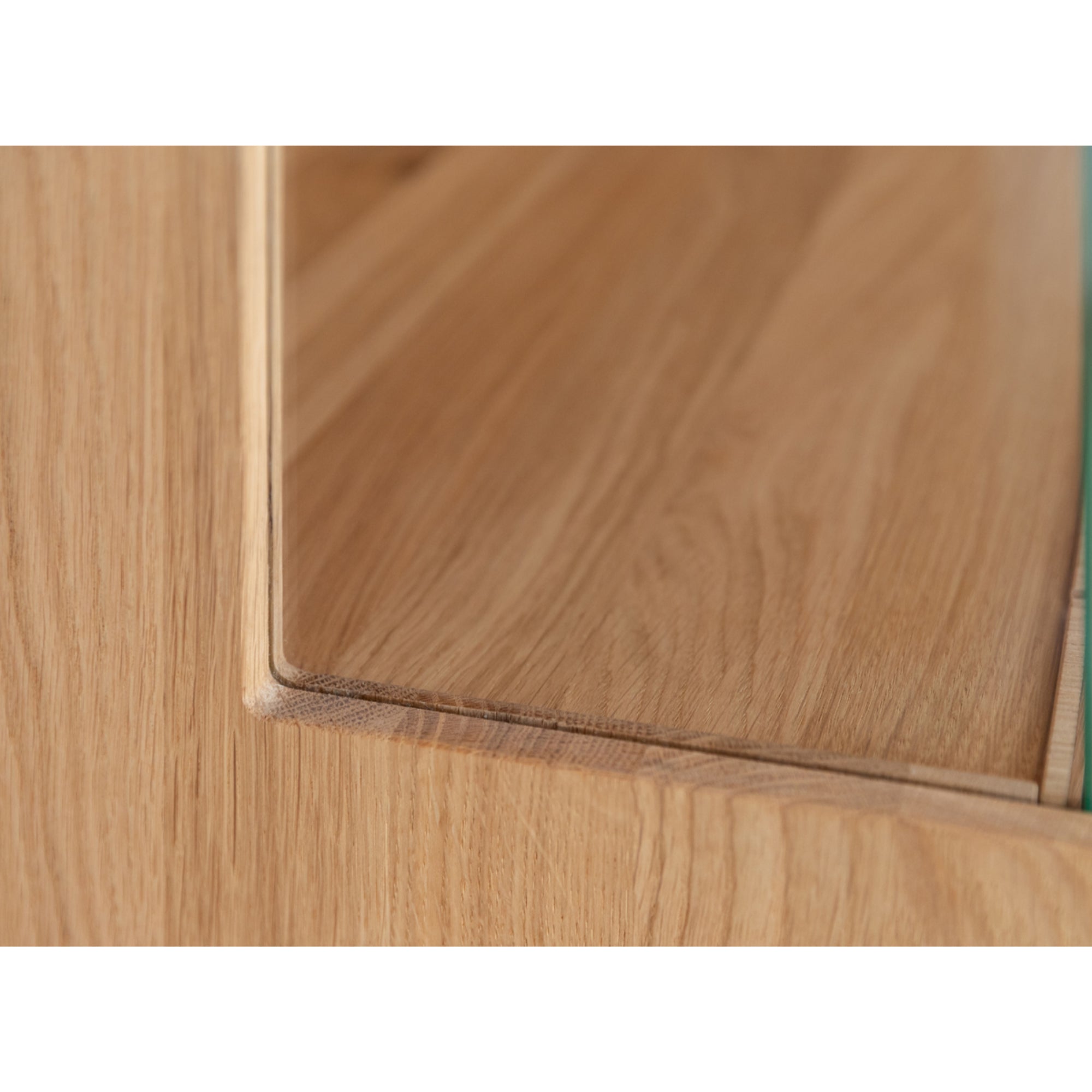 Vitrine Tirano 39x147 cm, Material: Massivholz Eiche
