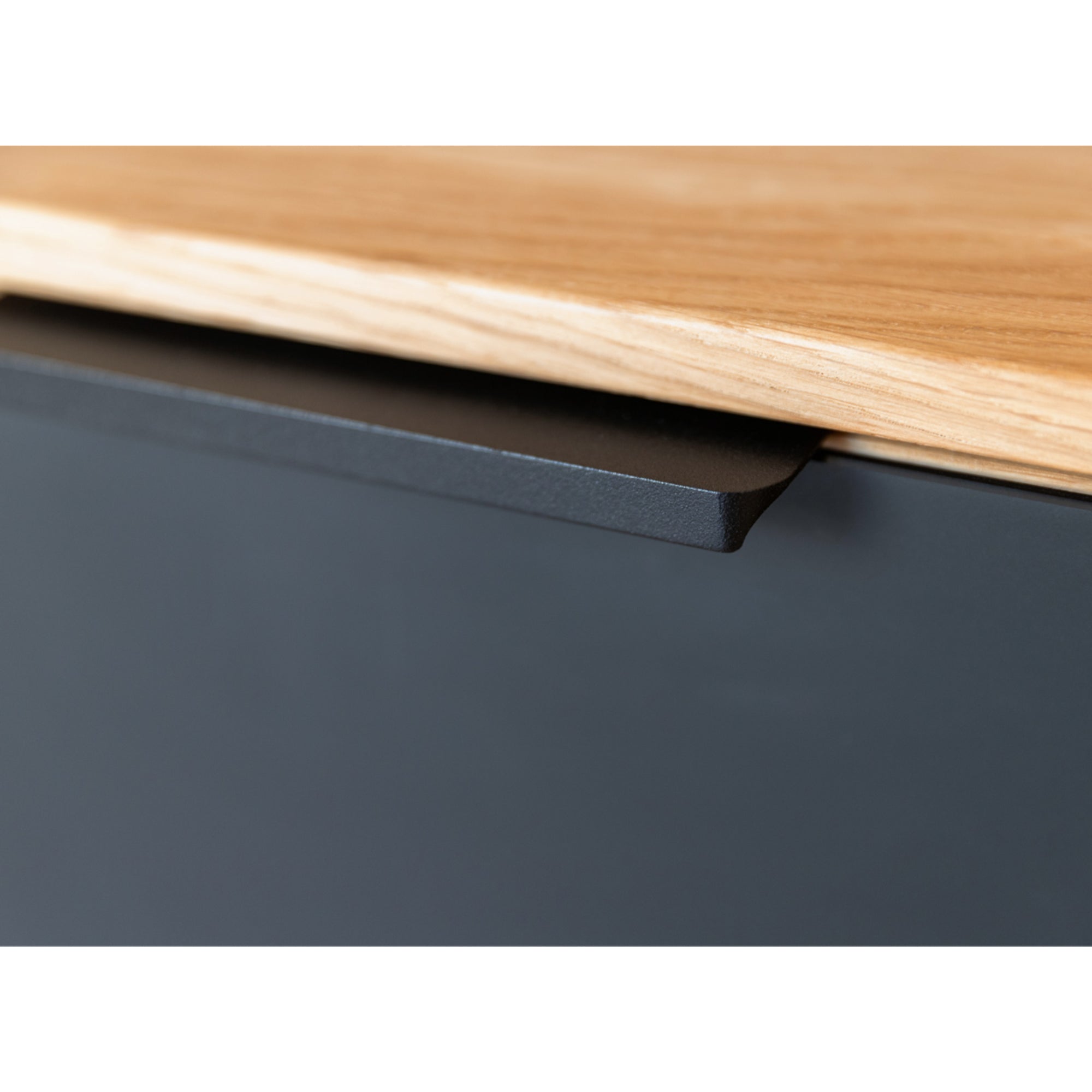 TV Kommode Tirano 200x39 cm, Material: Massivholz Eiche