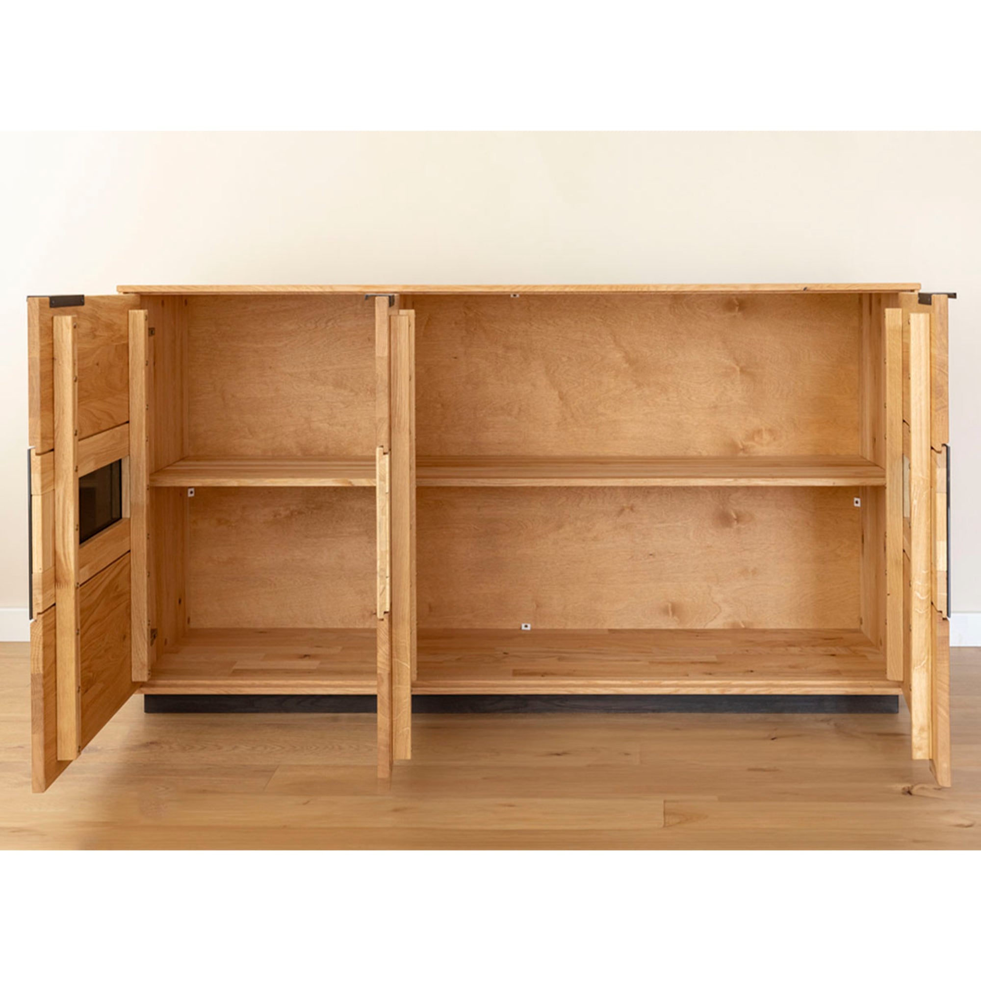 Kommode Tirano 154x39 cm, Material: Massivholz Eiche