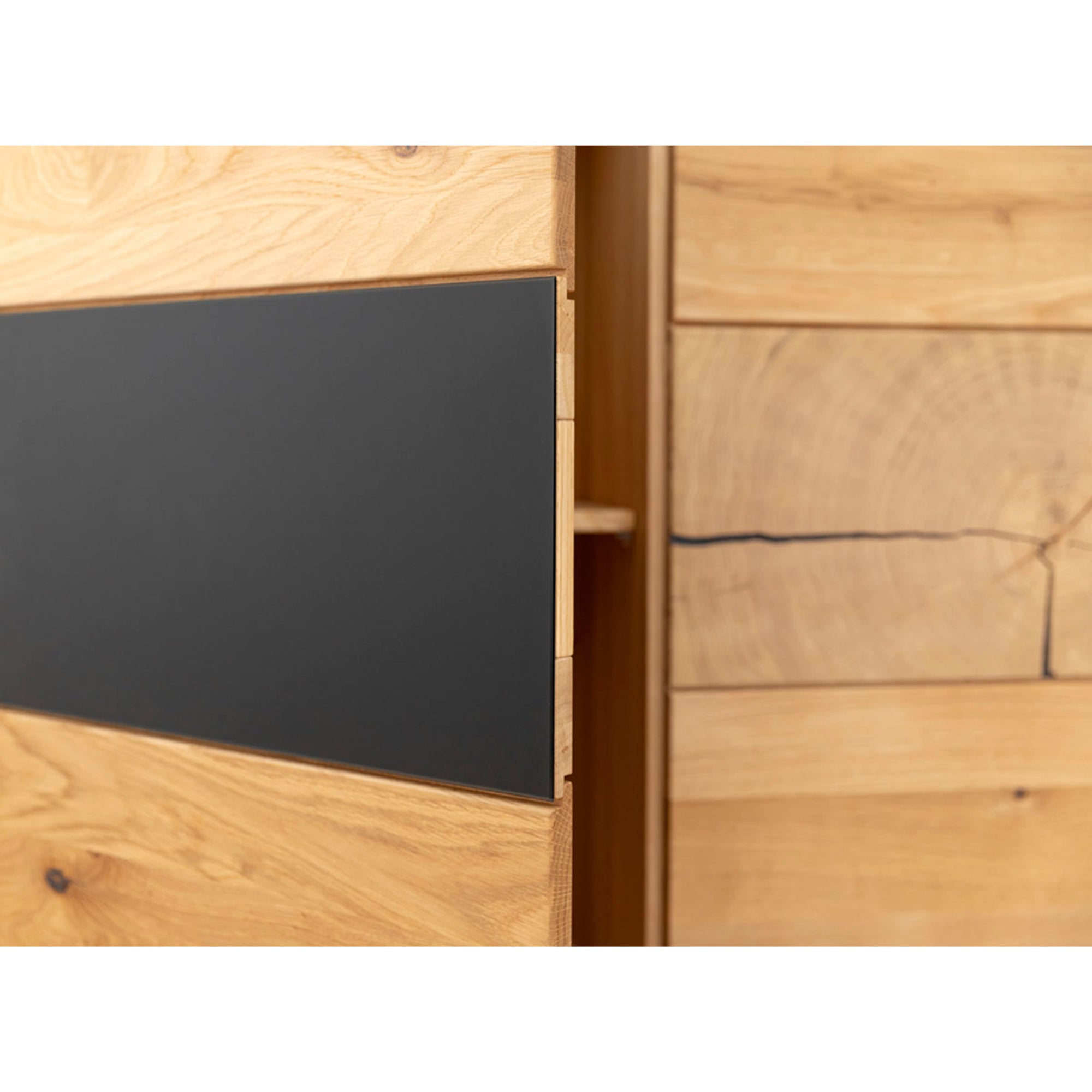 Kommode Tirano 154x39 cm, Material: Massivholz Eiche