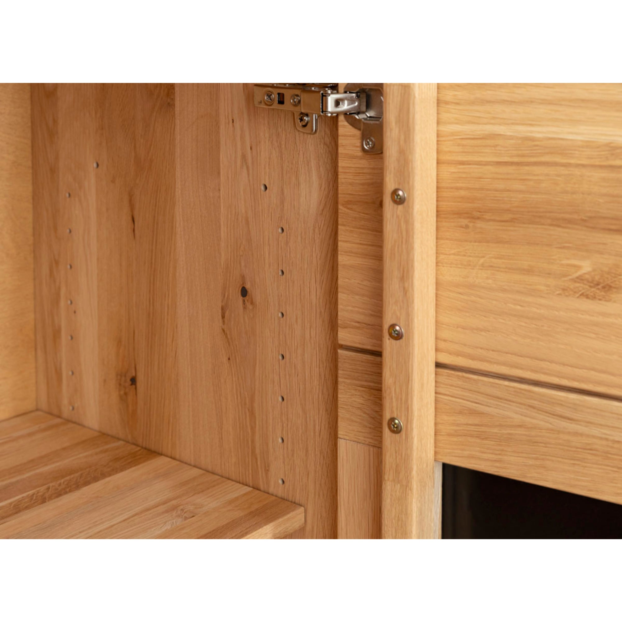 Kommode Tirano 154x39 cm, Material: Massivholz Eiche