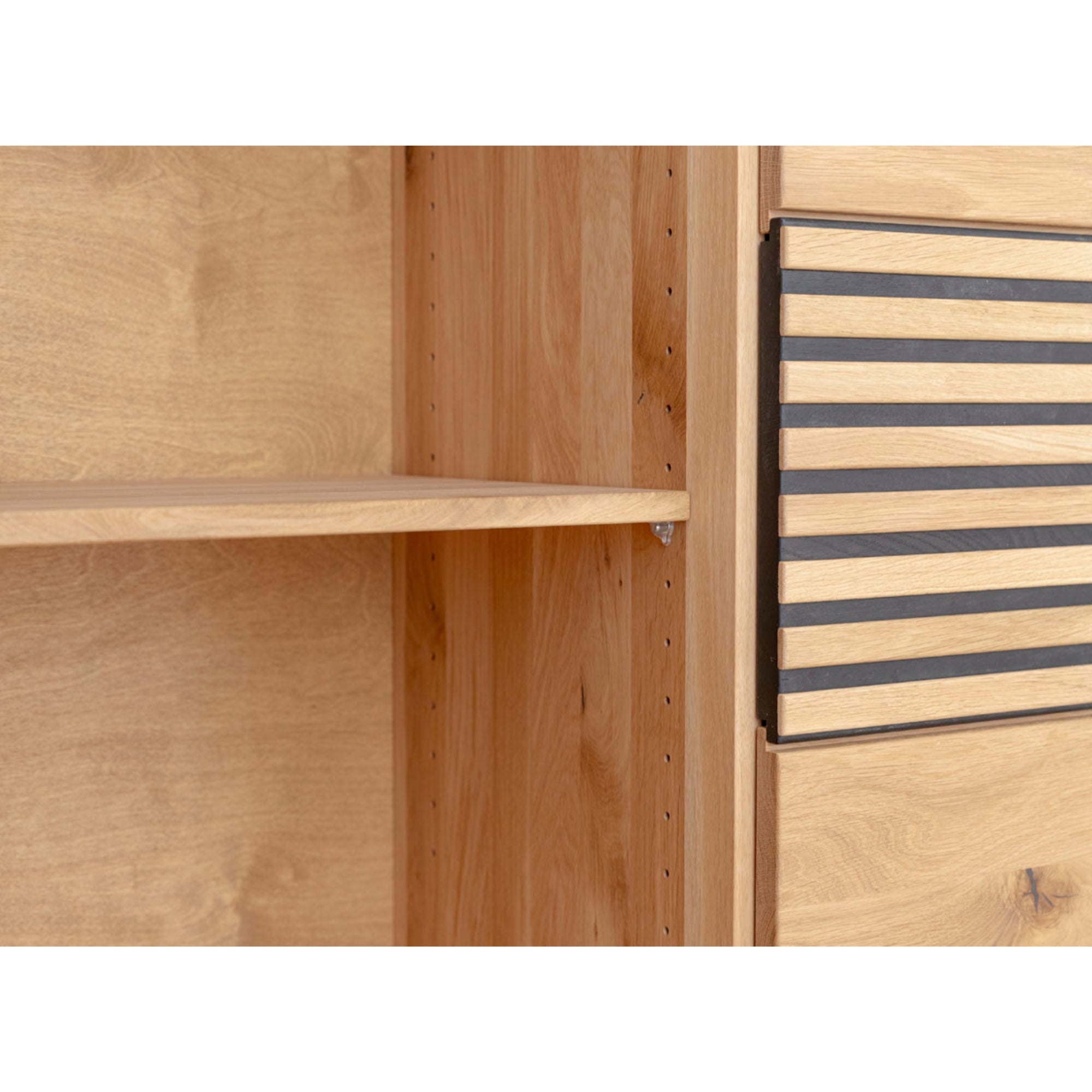 Kommode Tirano 154x39 cm, Material: Massivholz Eiche