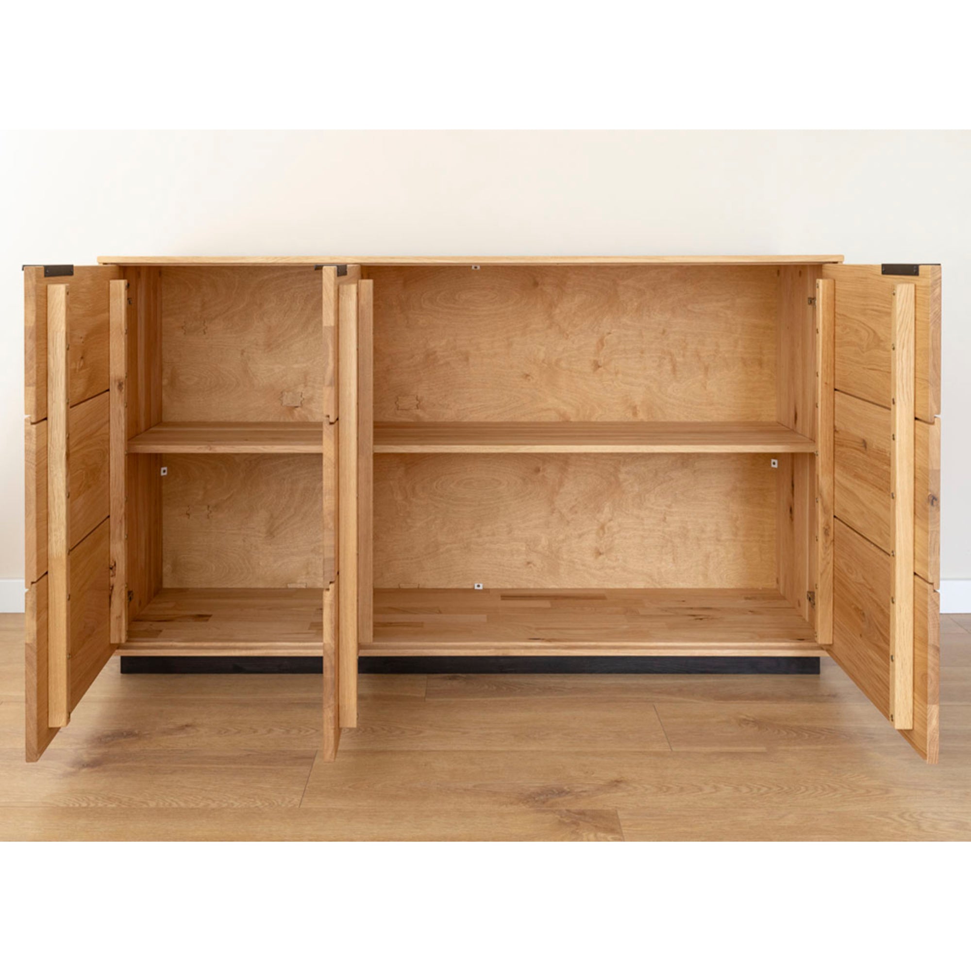 Kommode Tirano 154x39 cm, Material: Massivholz Eiche