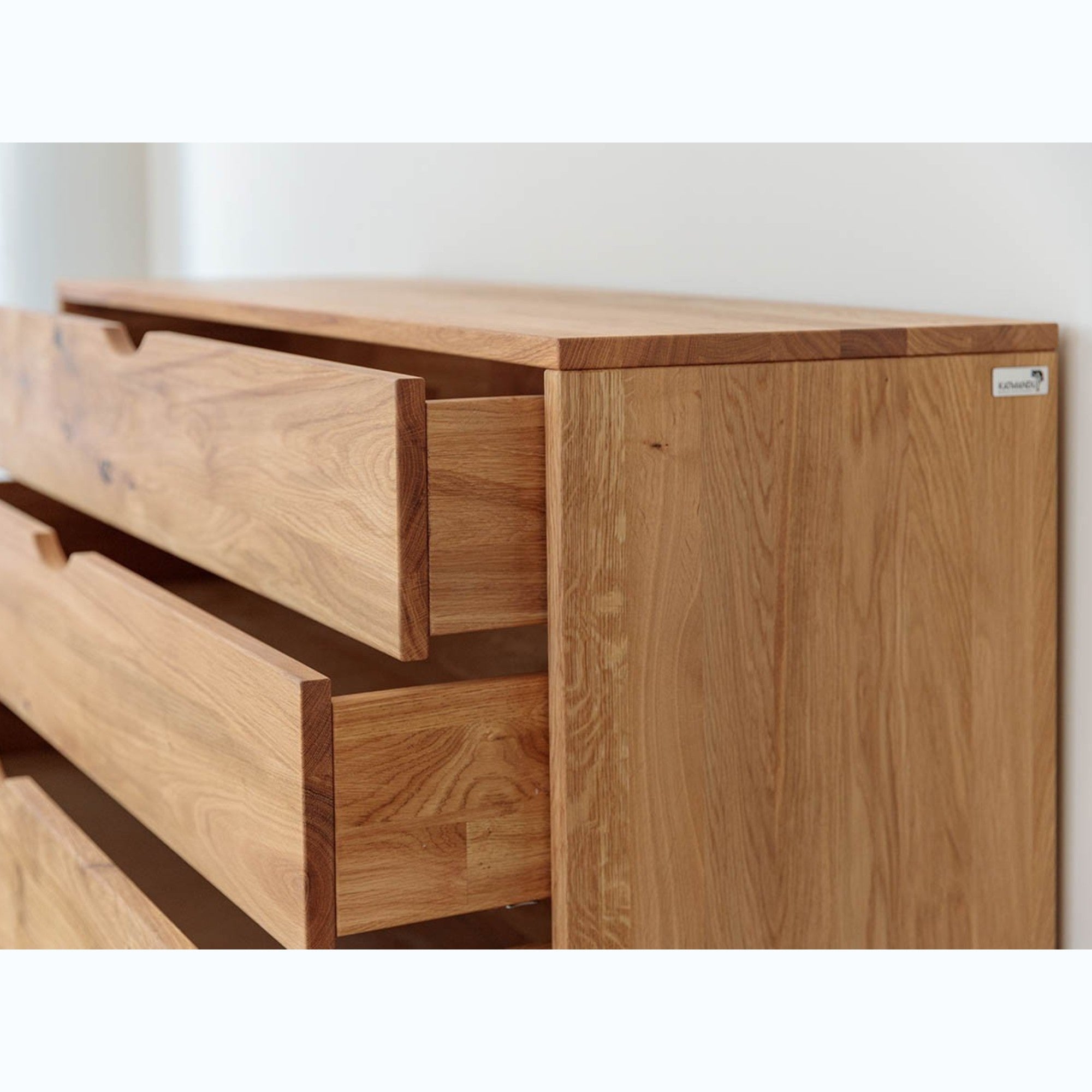 Kommode Simona 110x40 cm, Material: Massivholz Eiche